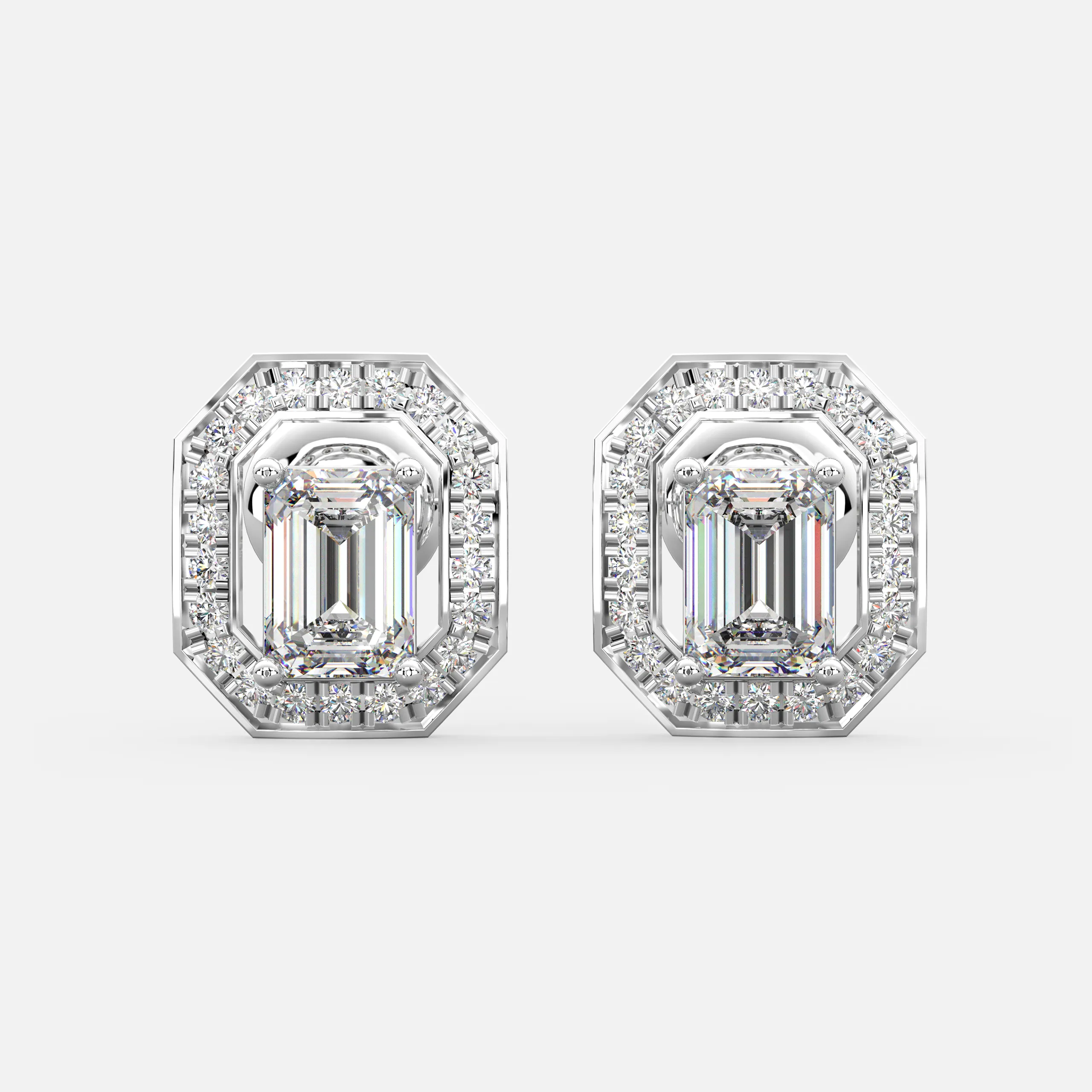 Imperial Frame Diamond Earrings