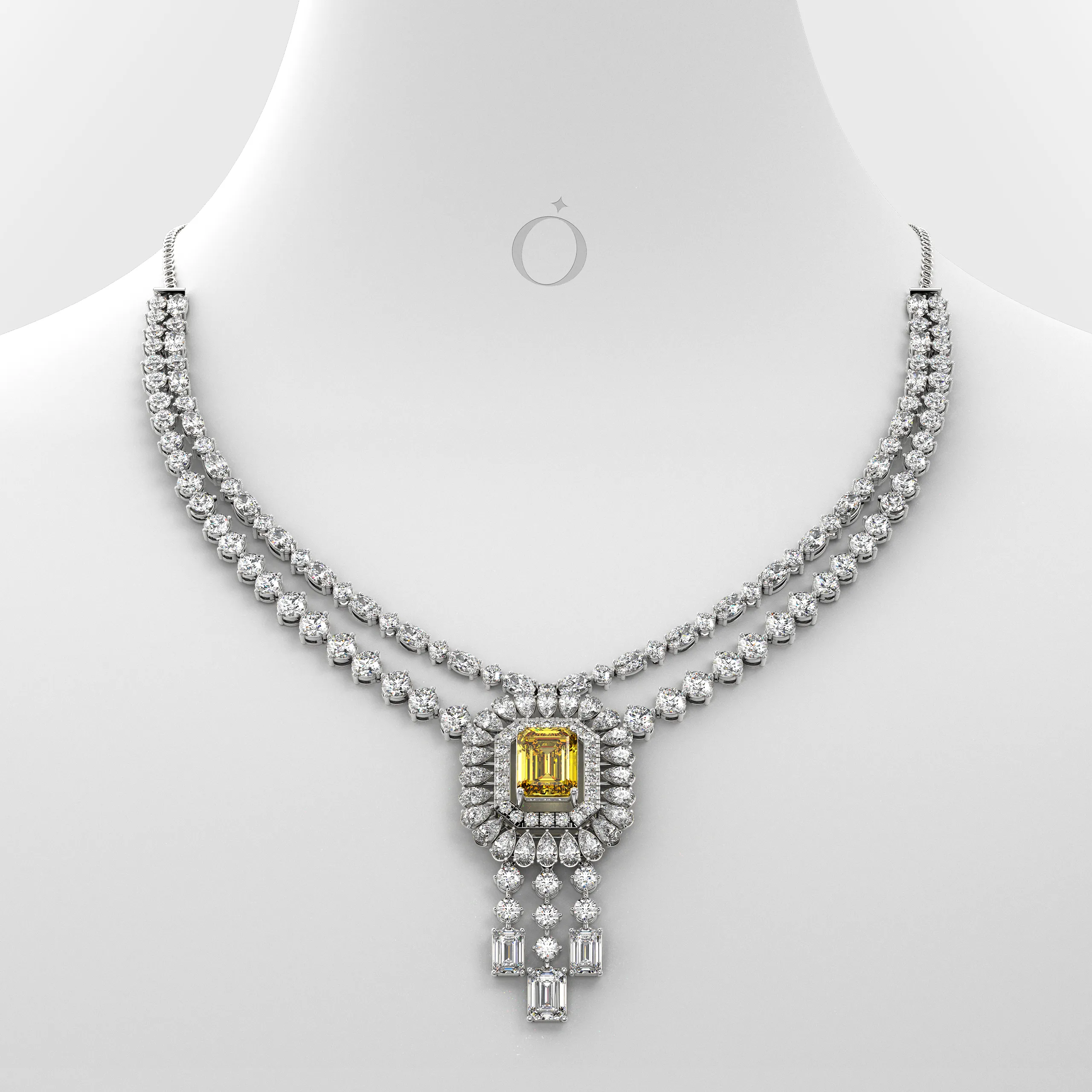 Celestial Glow Diamond Necklace