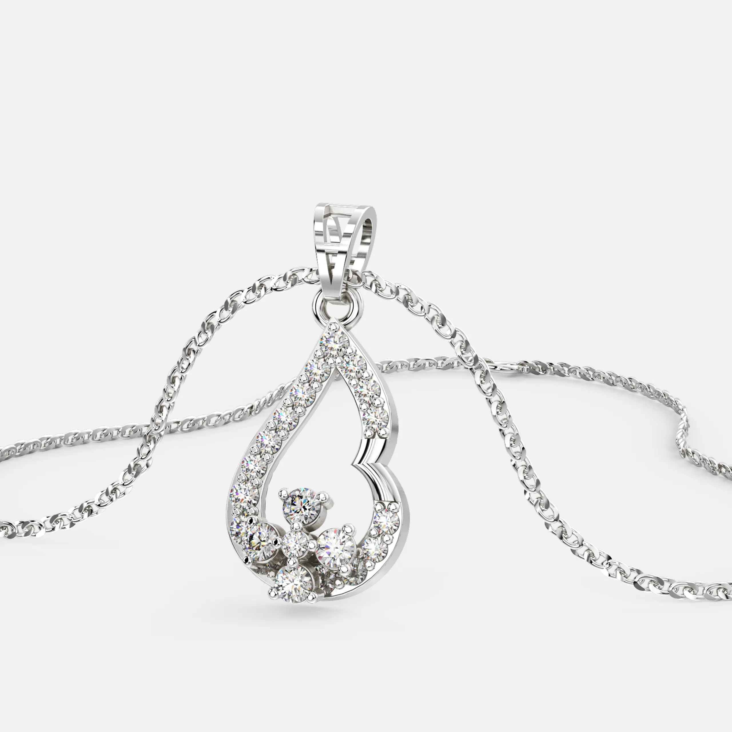 Tranquil Glow Diamond Pendant