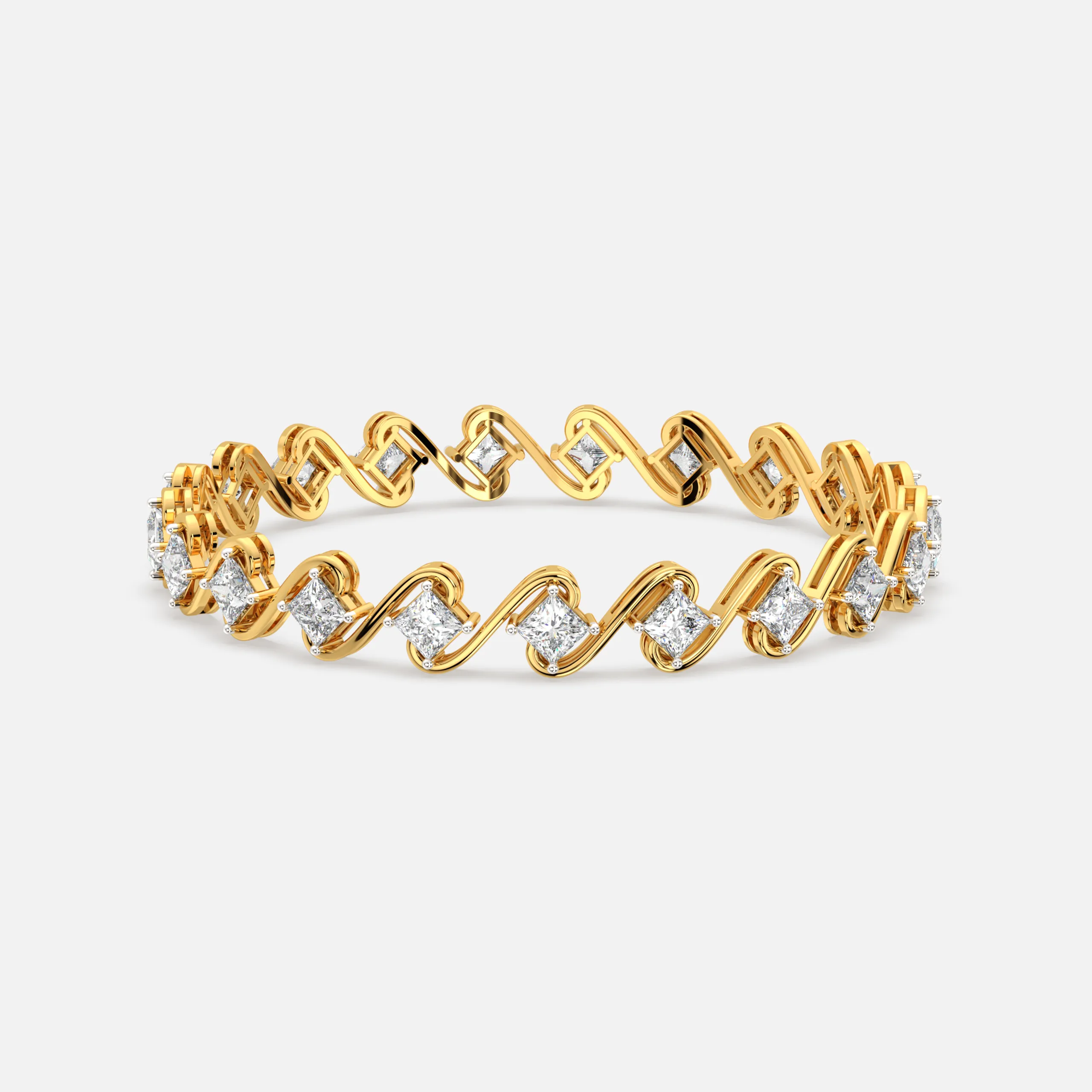 Zigzag Diamond Bracelet