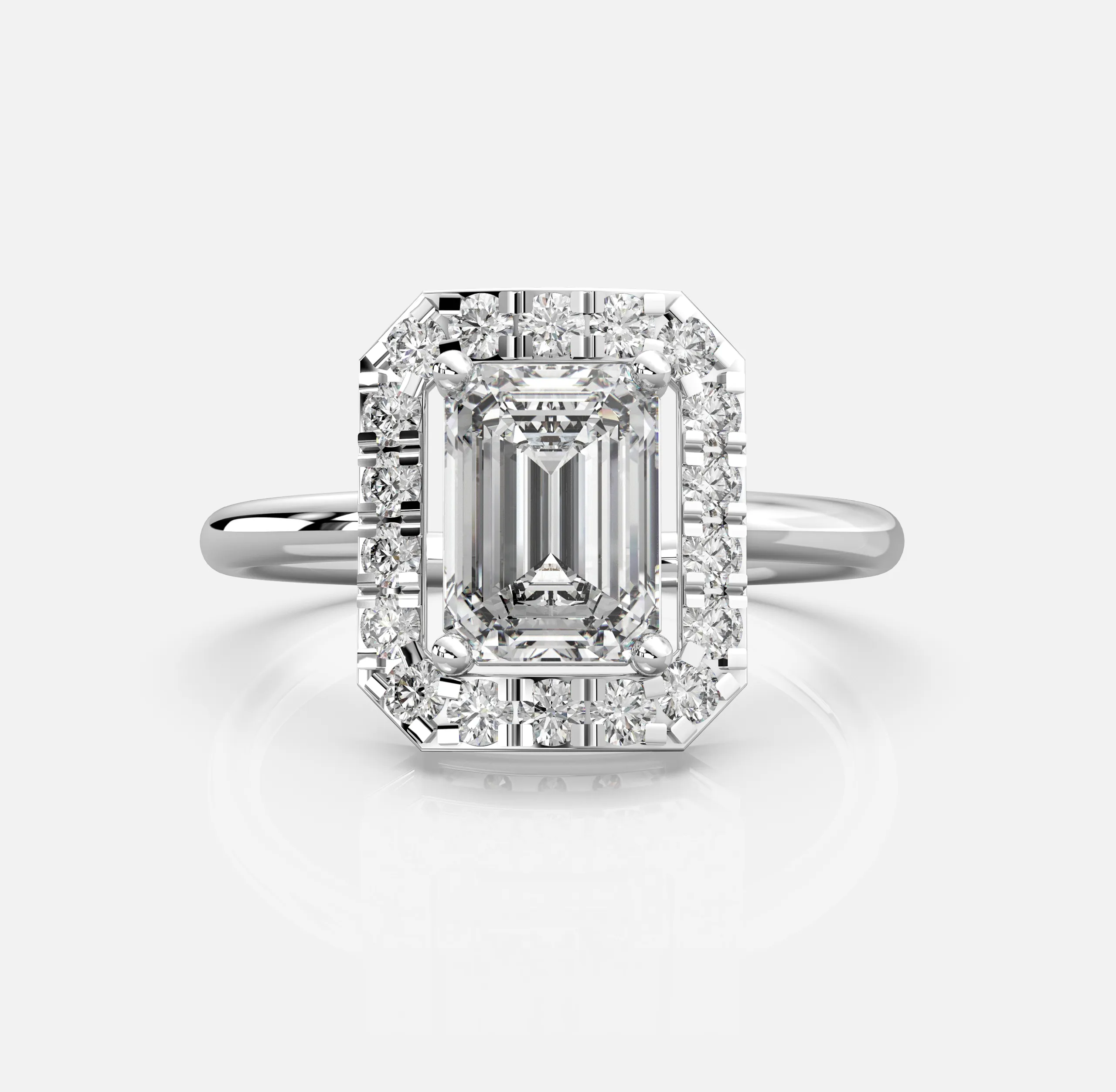 Gloria Halo Diamond Ring
