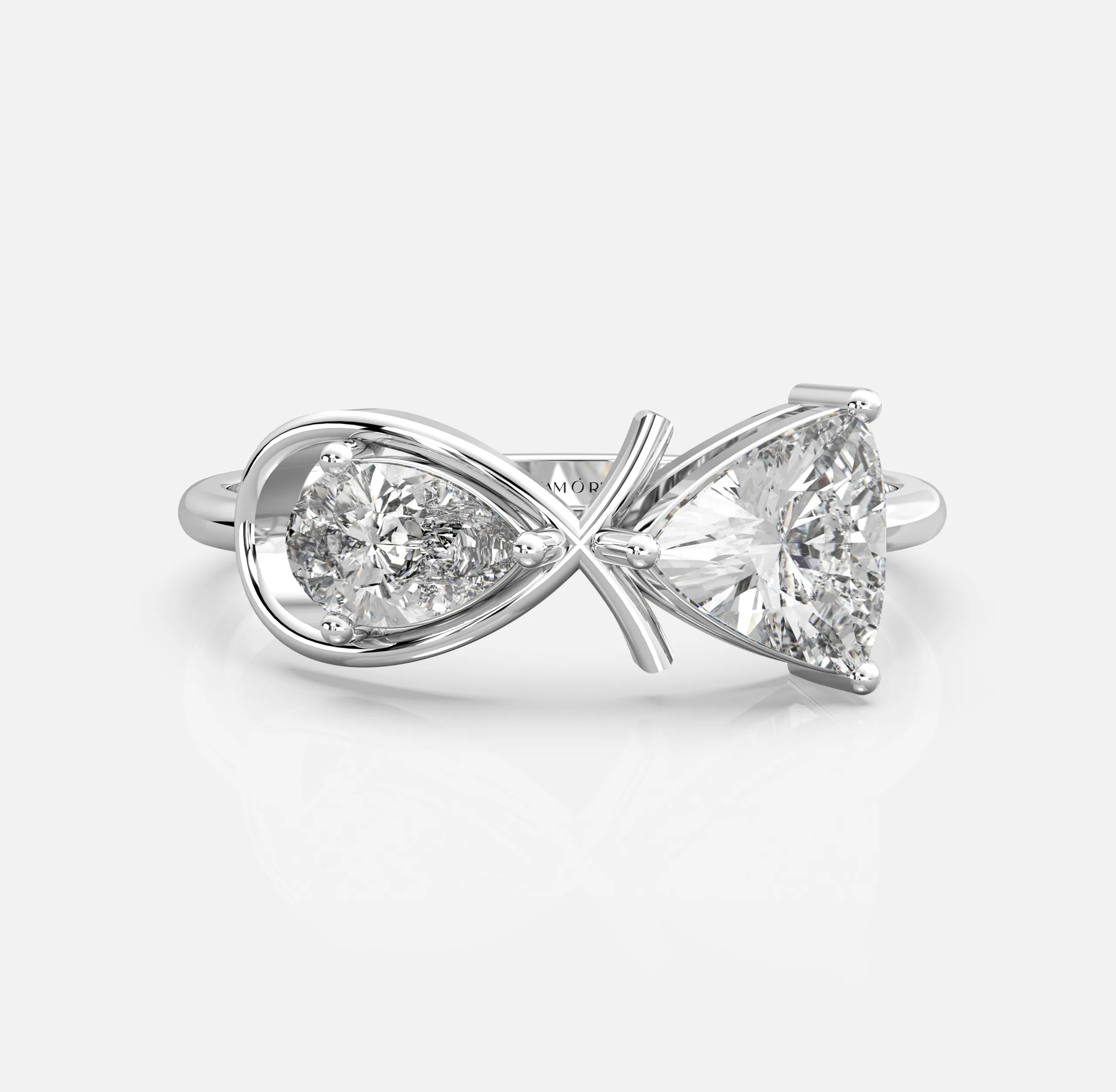 Infinity Crest Diamond Ring