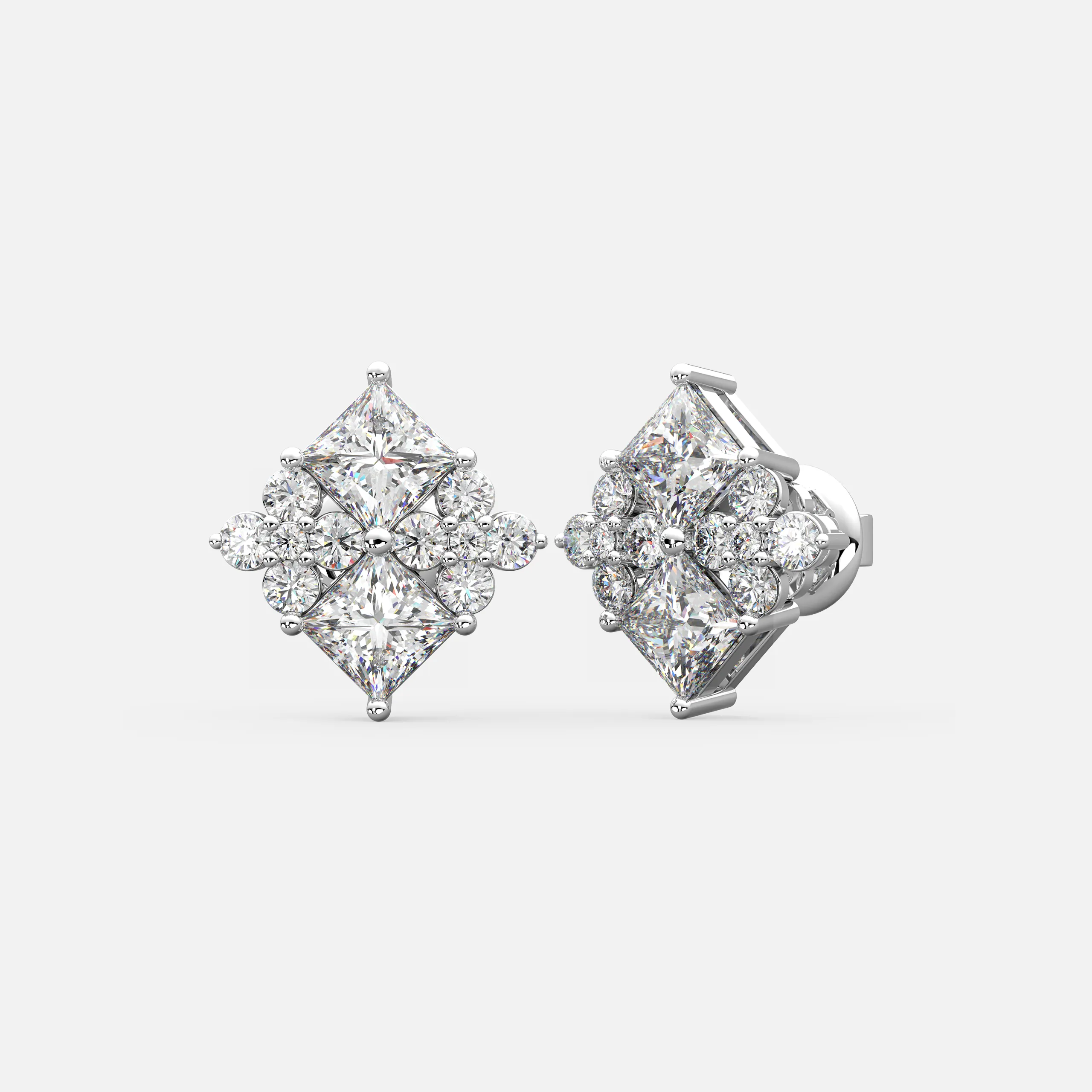 Regal Aura Diamond Earrings