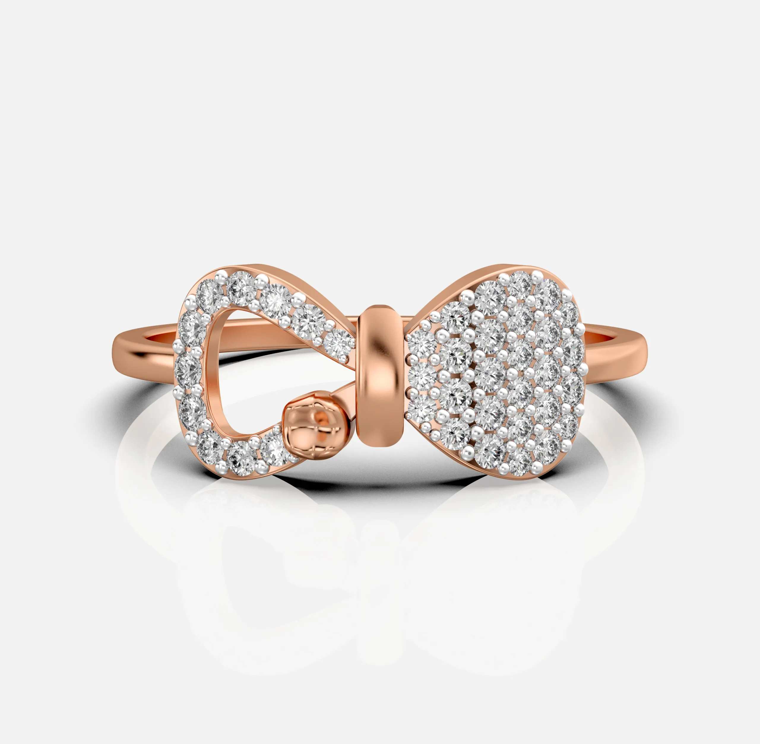 Diamond Loop Disc Ring