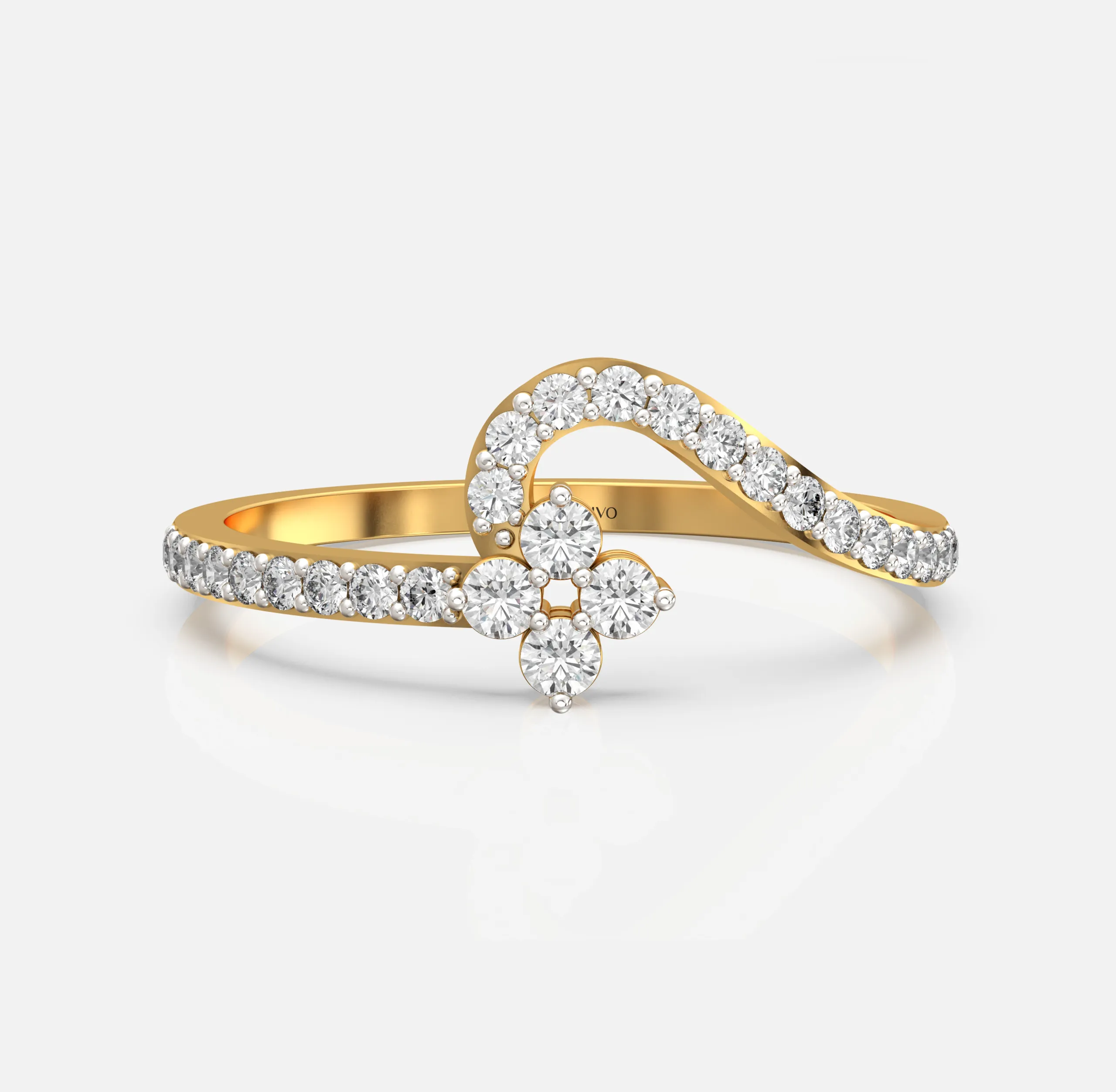 Celeste Flow Diamond Ring