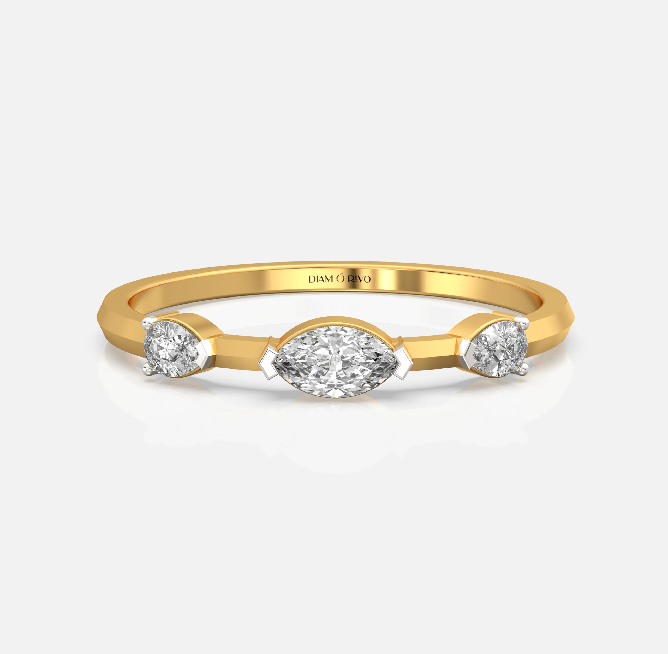Marquise Center Pear Ring