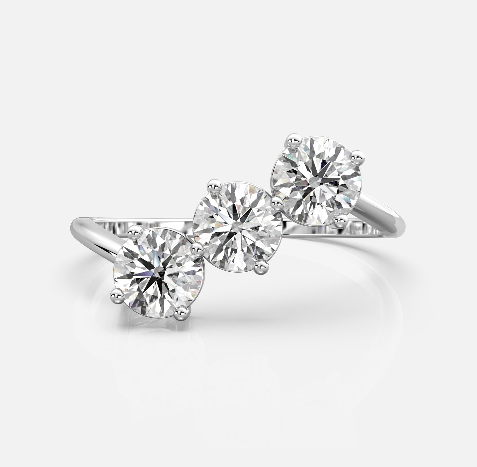 Trio Elegance Diamond Ring