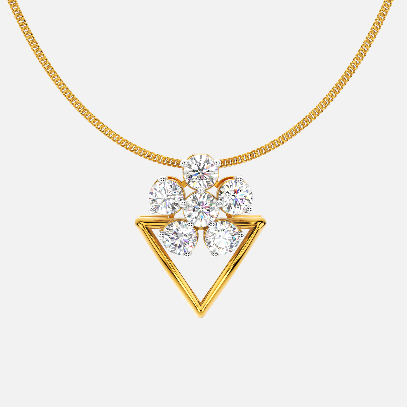 Ascent Diamond Cluster Pendant