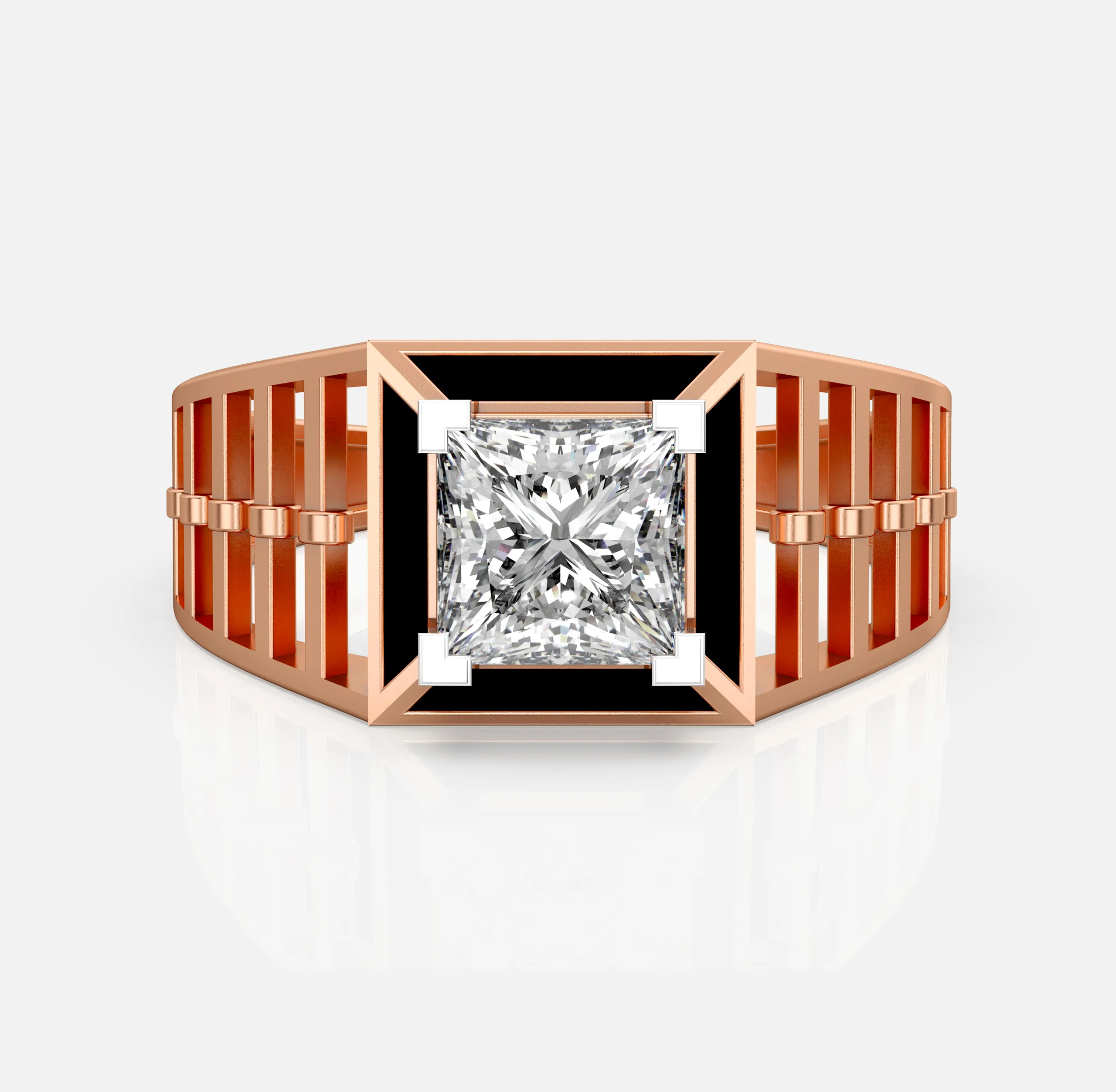 Empira Diamond Pillar Ring