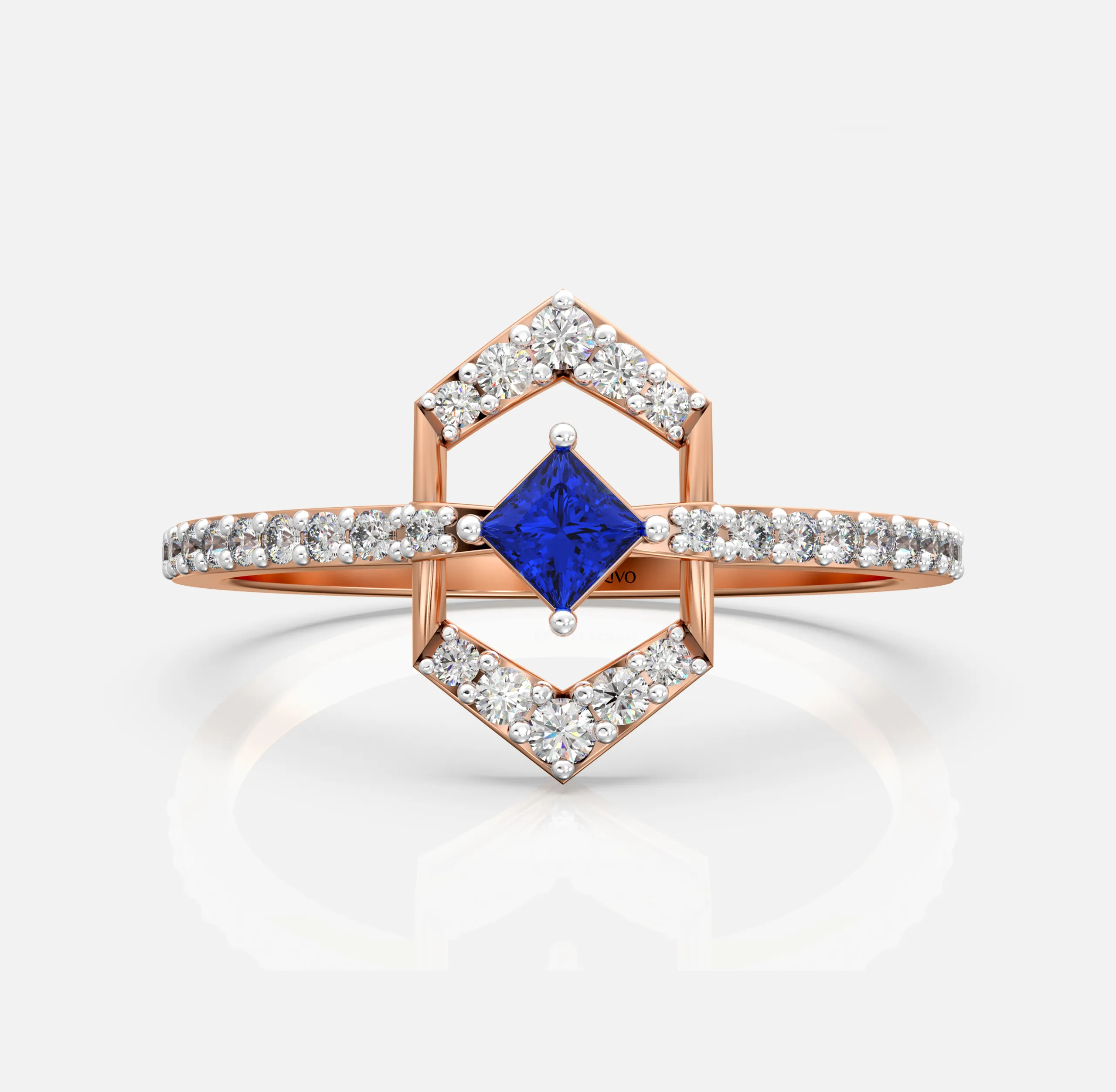 Royal Frame Diamond Ring