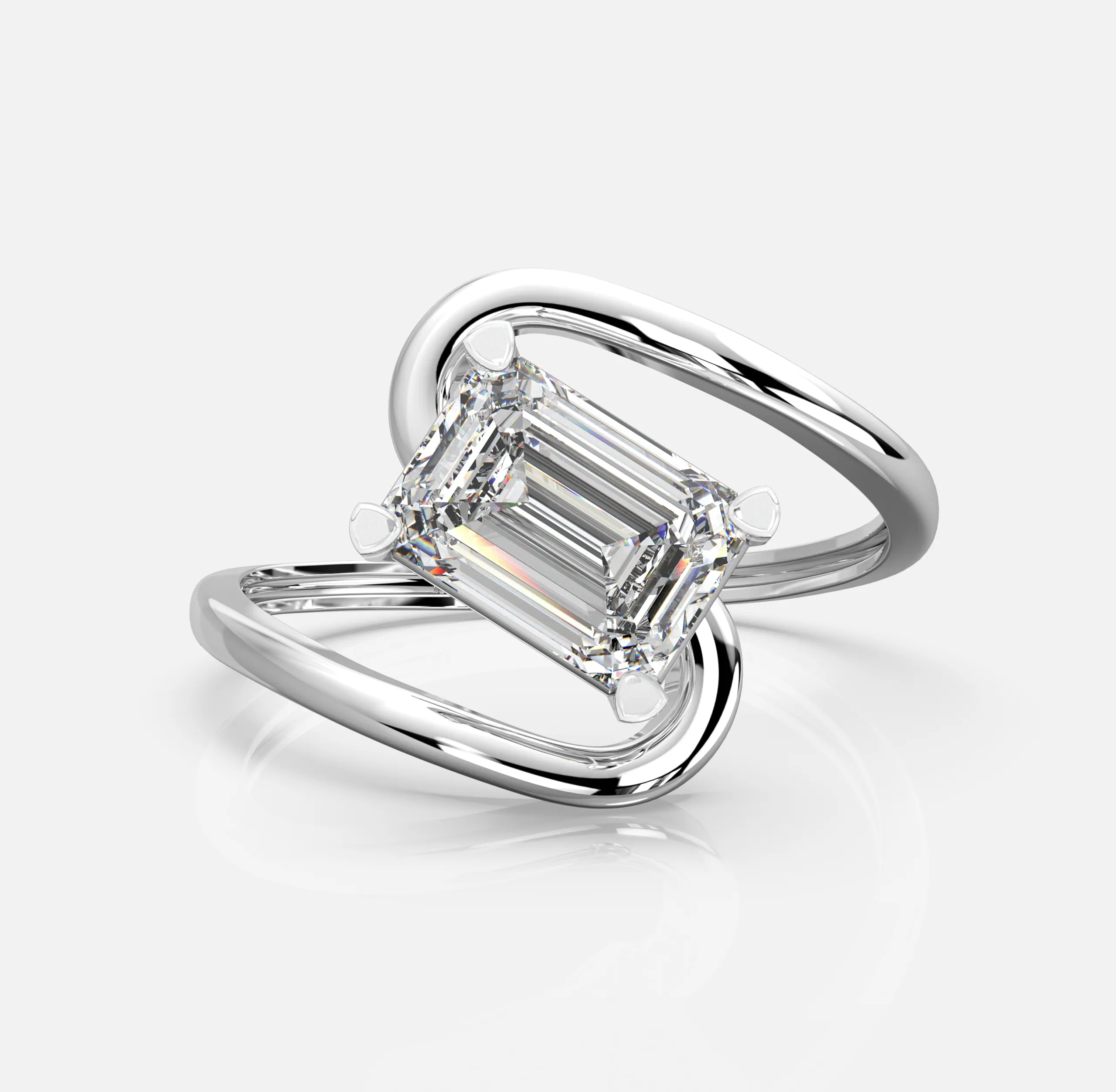 Celestia Emerald Ring