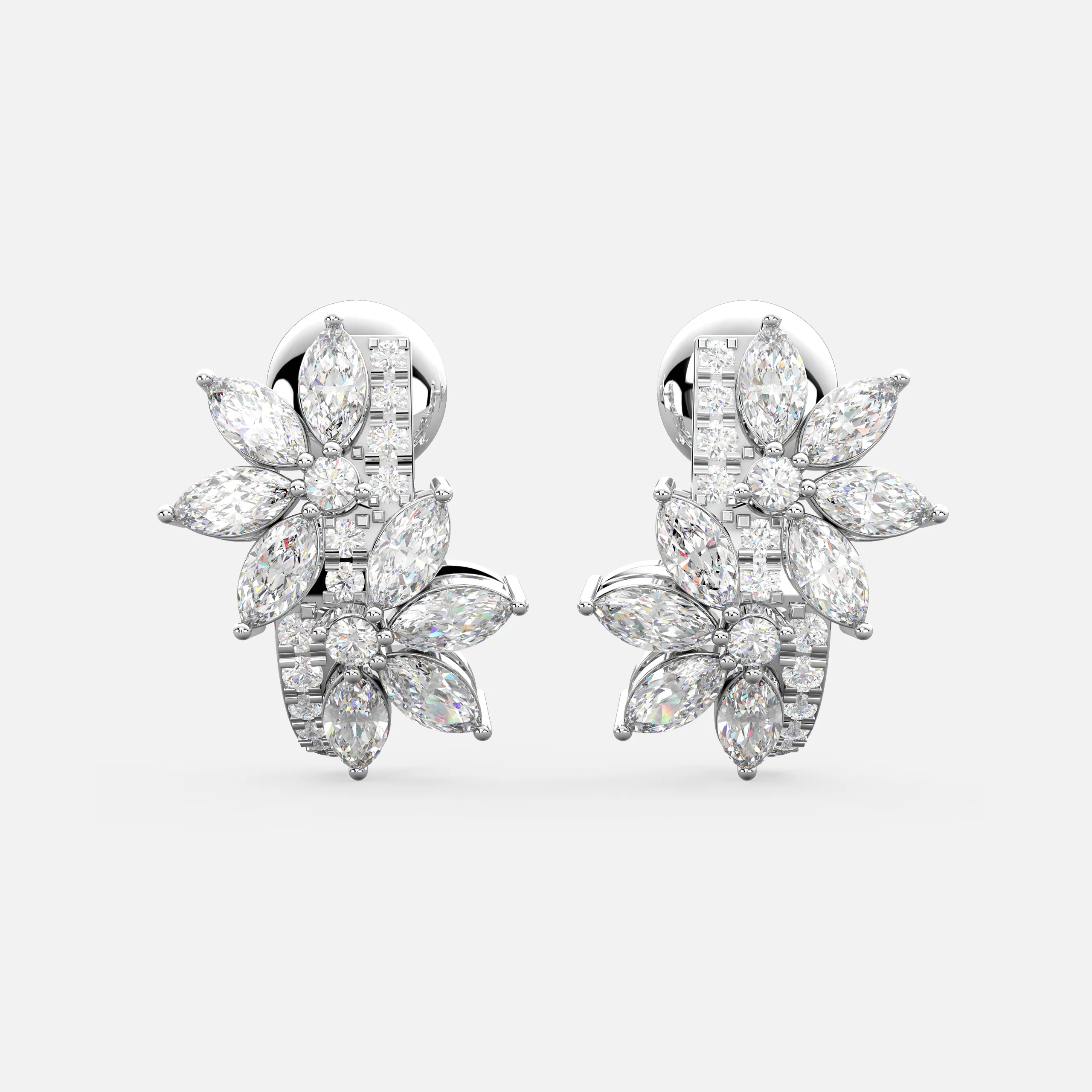 Sunburst Floral Earrings