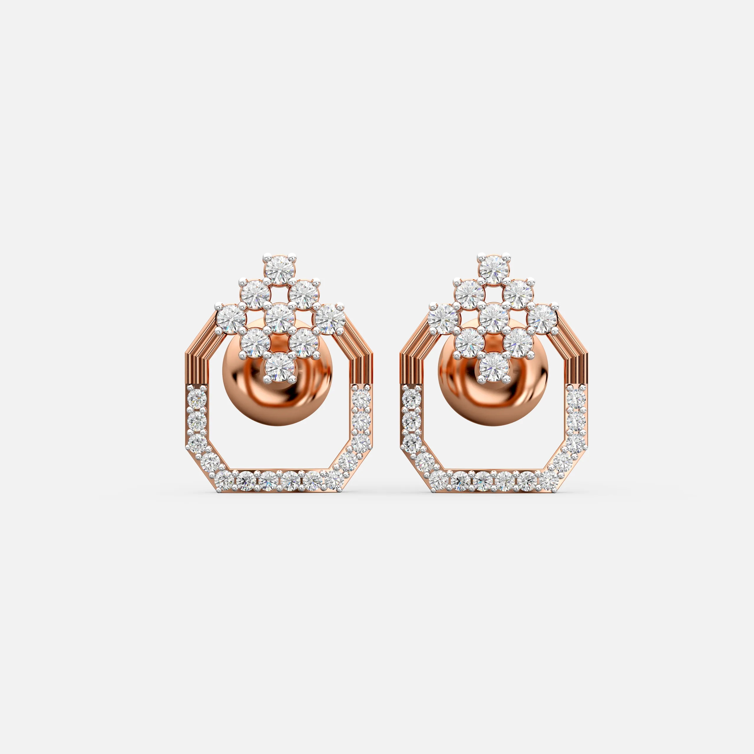 Radiant Halo Bloom Earrings