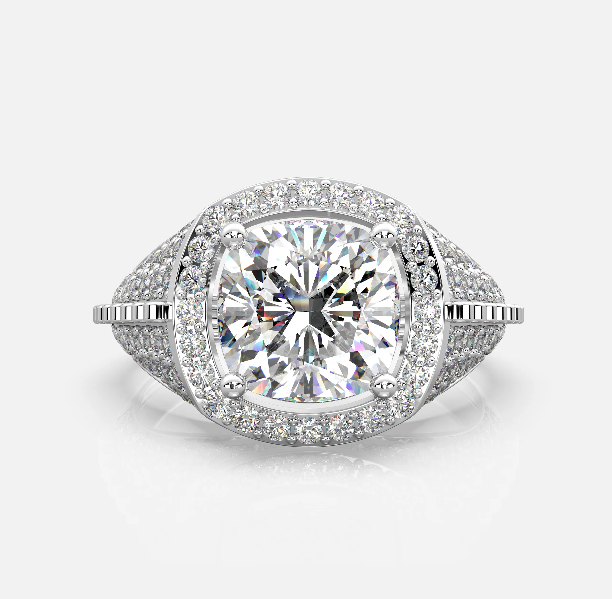 Regent Halo Ring