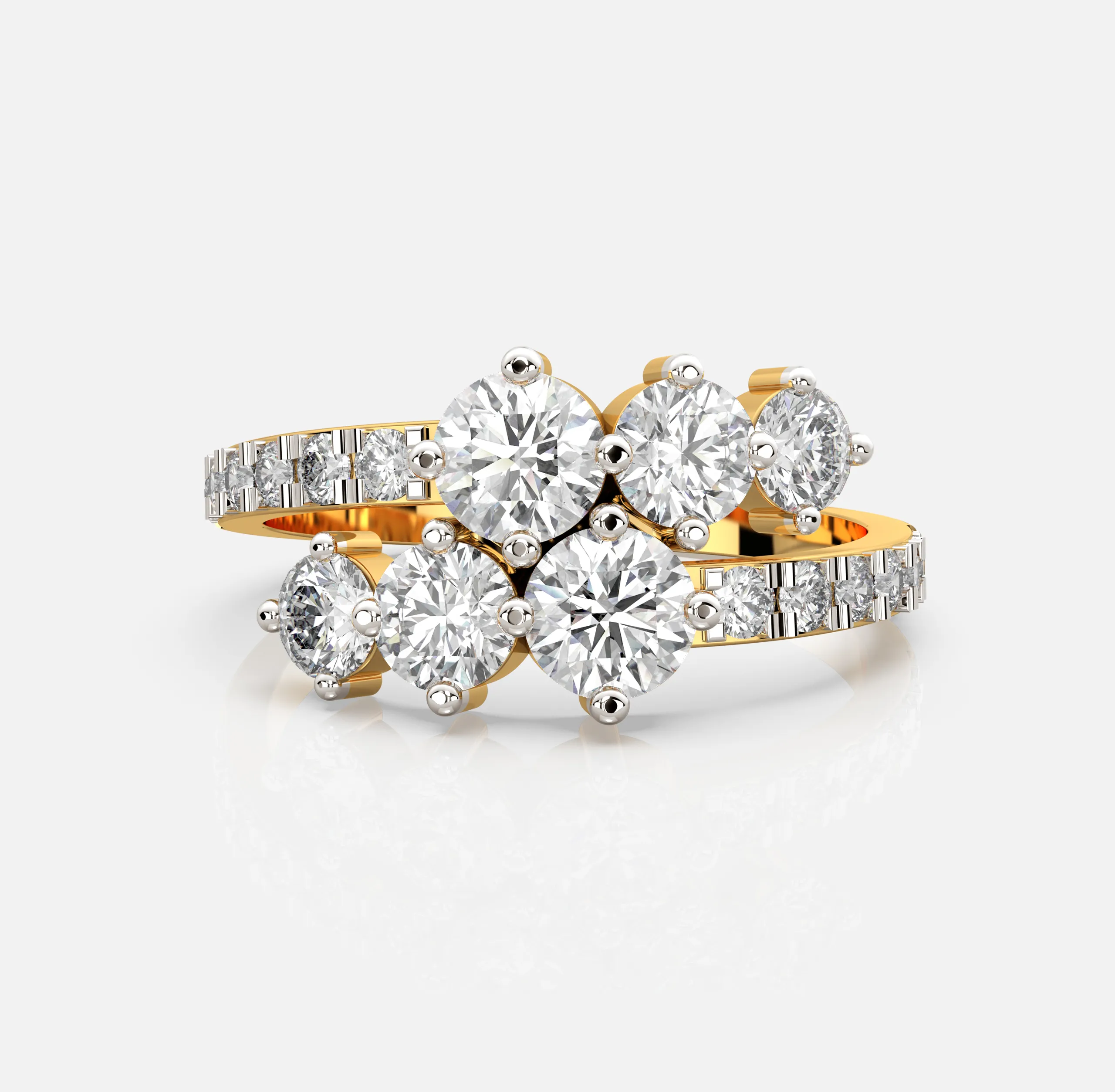 Celeste Cluster Diamond Ring