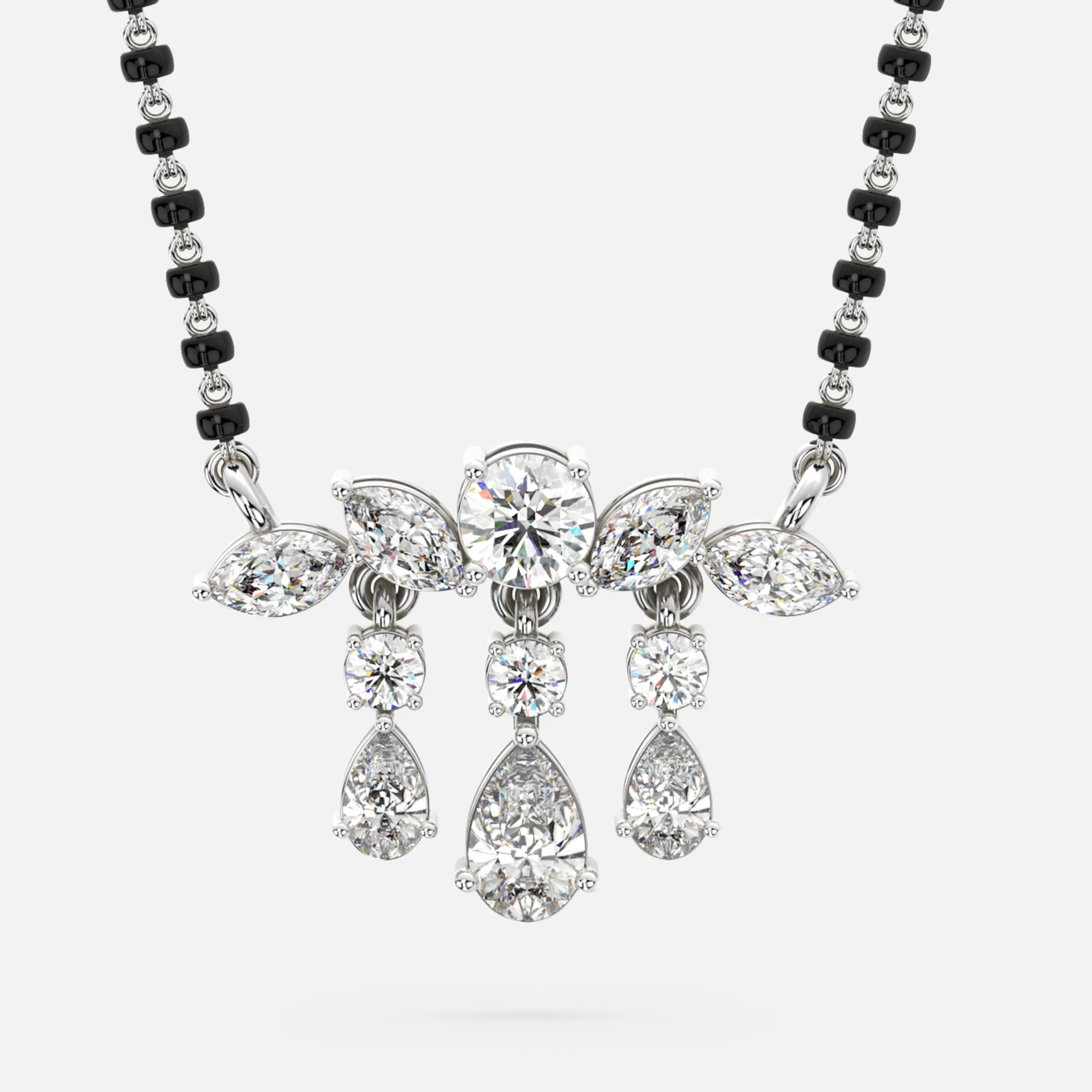 Celestia Drop Diamond Mangalsutra