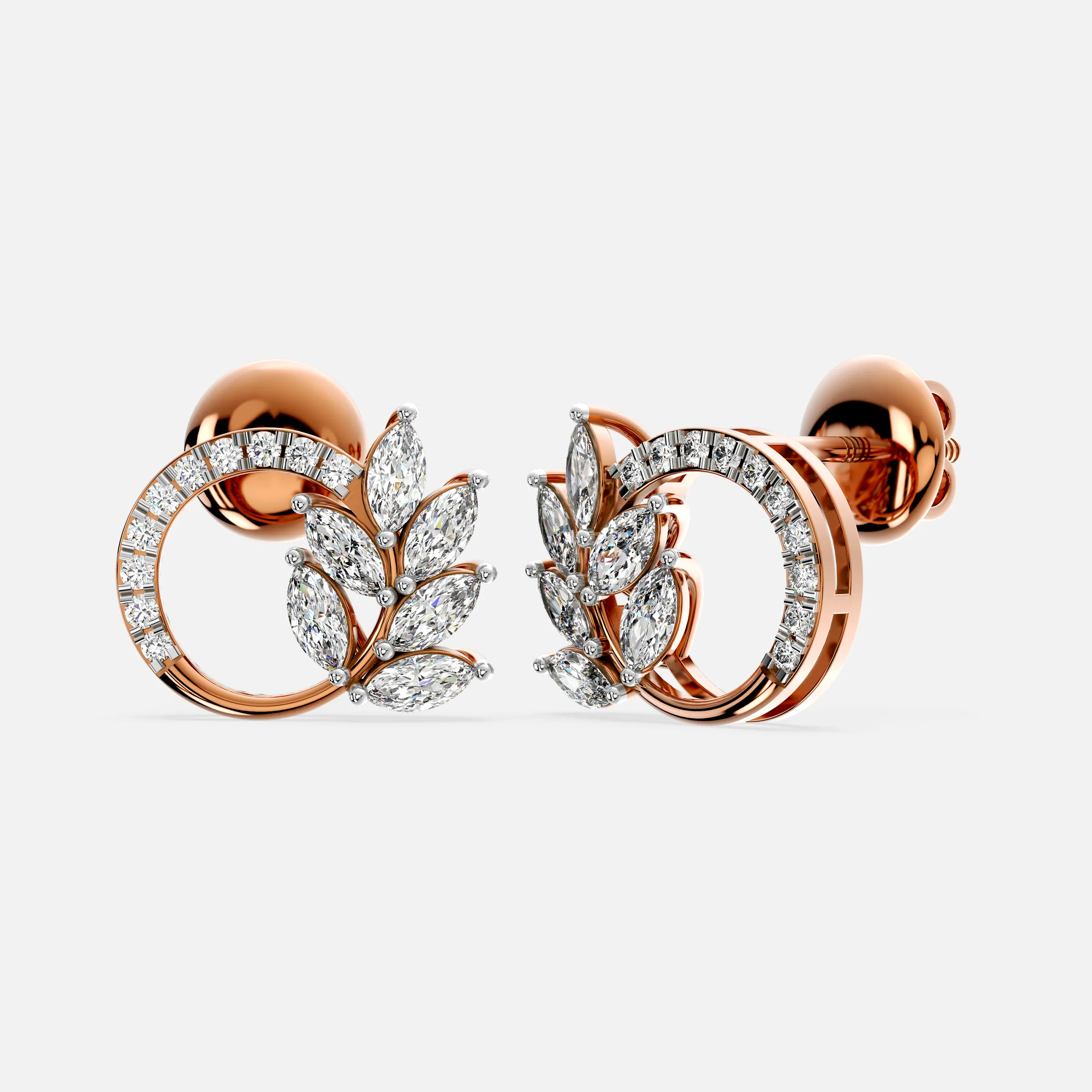 Circle of Grace Diamond Earrings