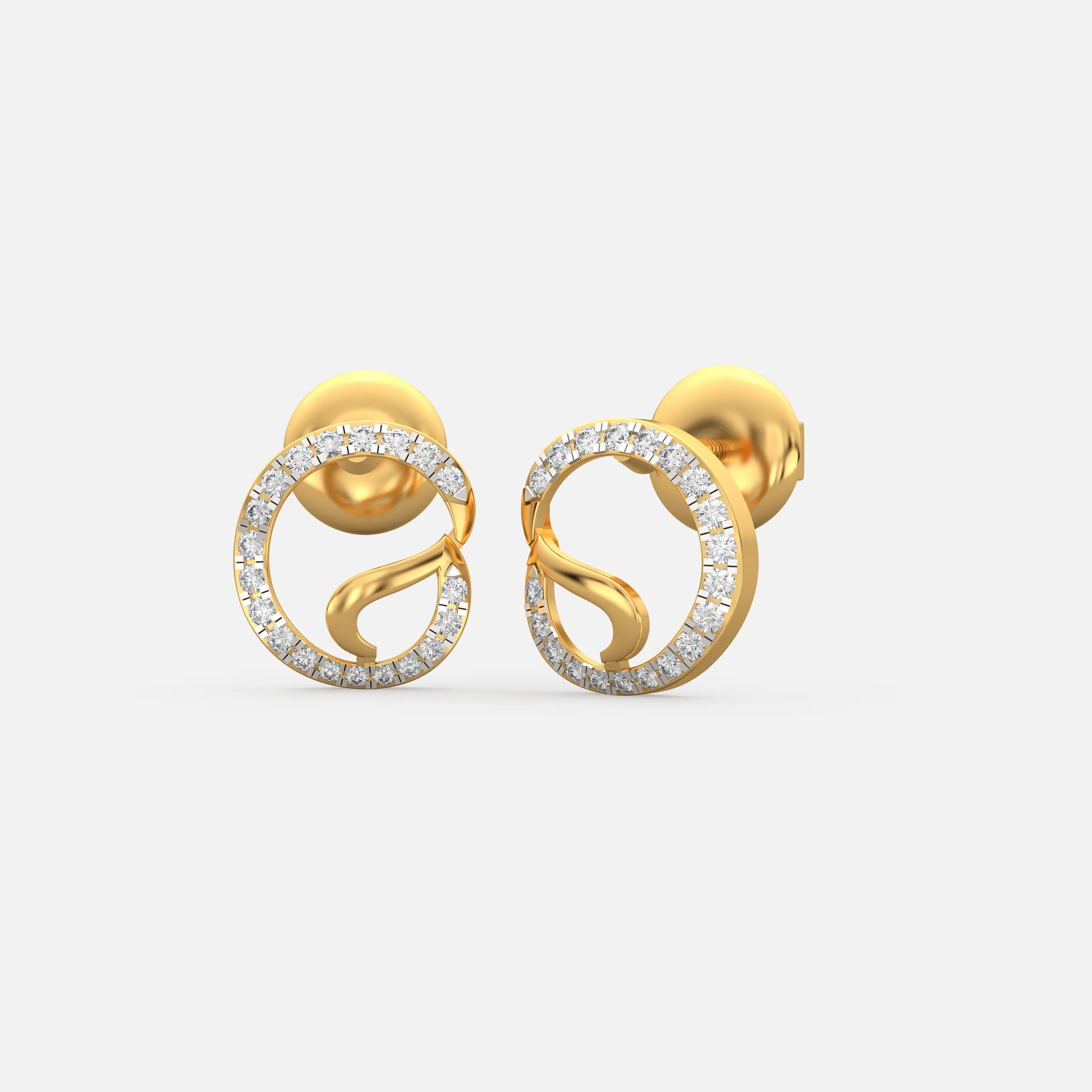 Luma Twist Diamond Earrings