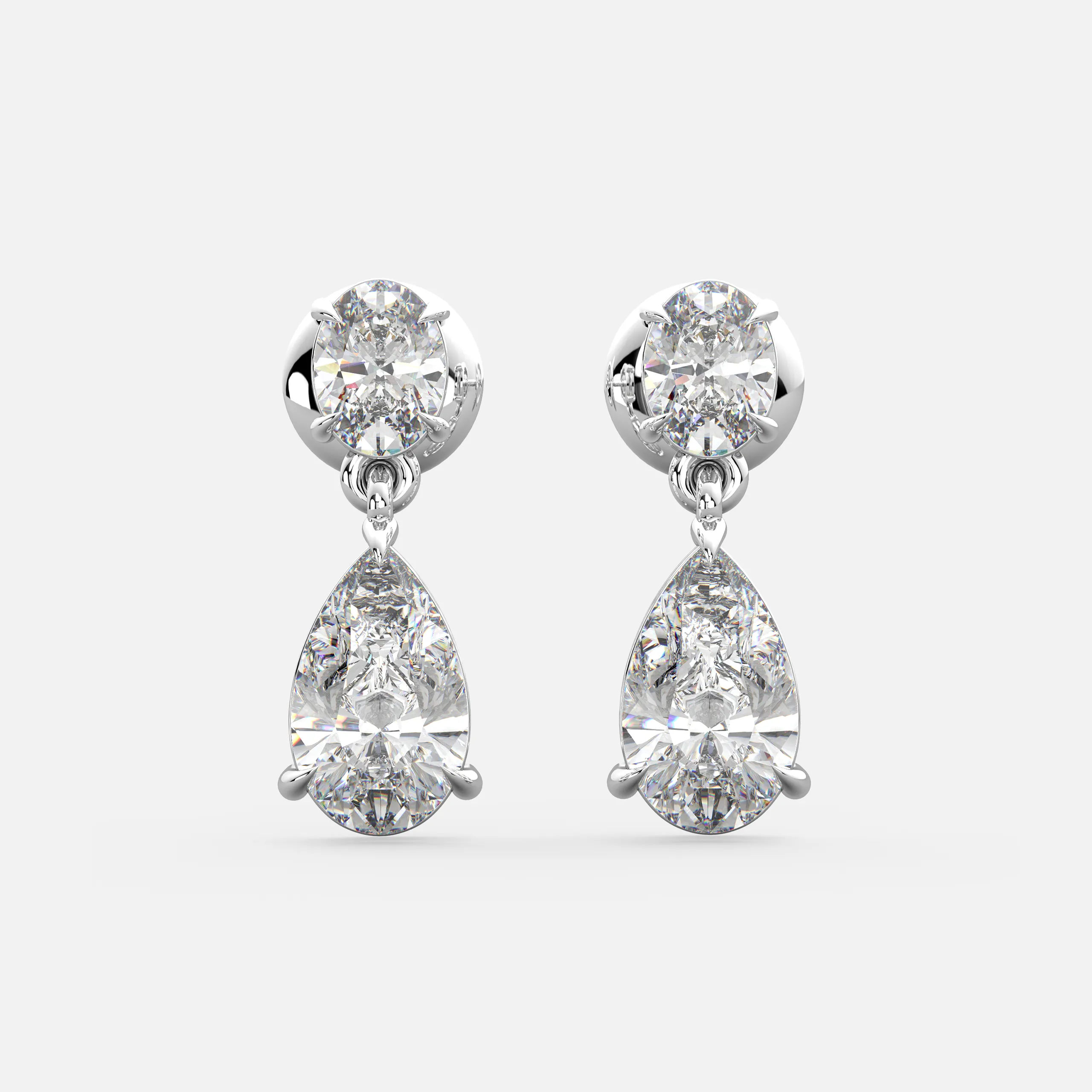 Classic Drop Diamond Earrings