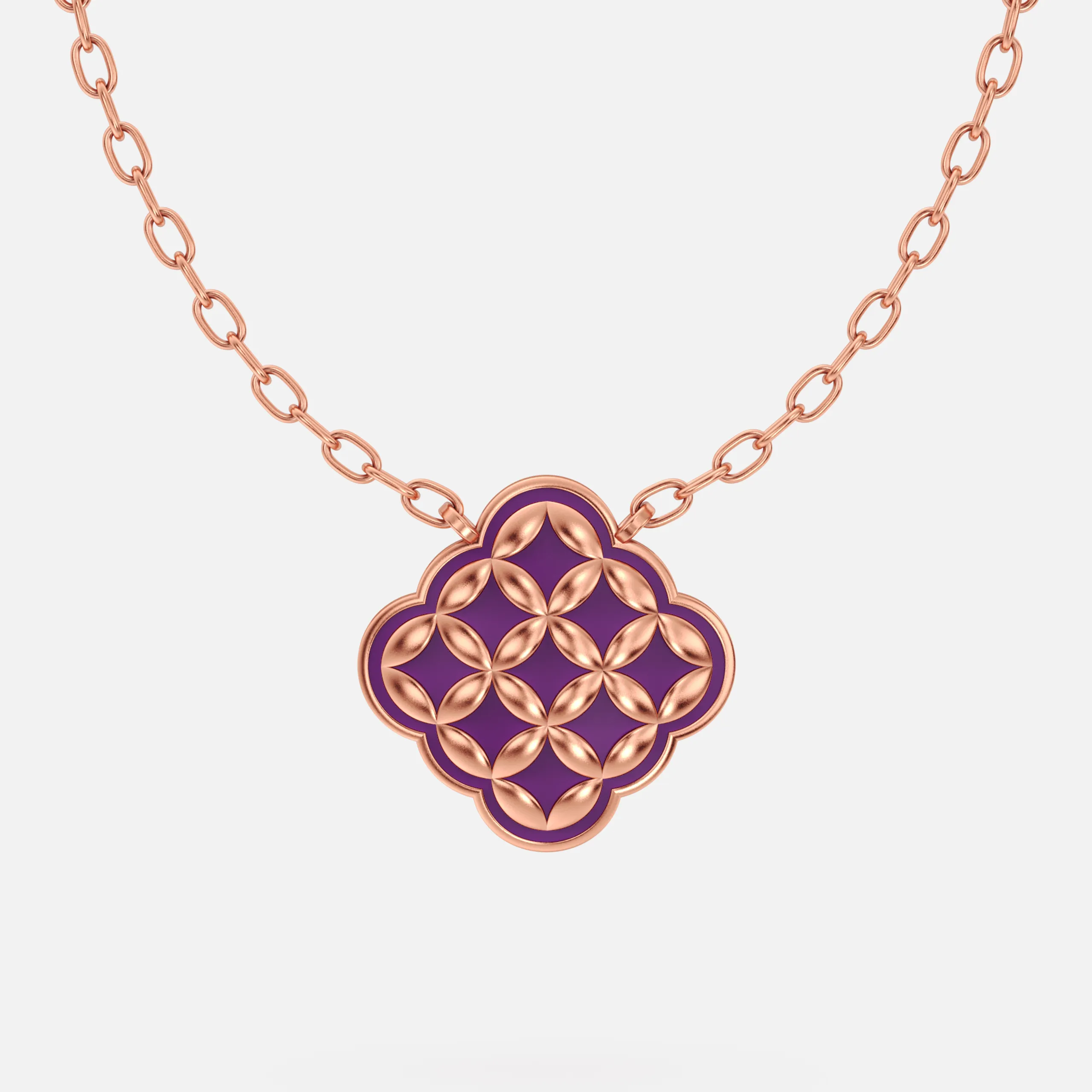 Velora Lattice Bloom Pendant
