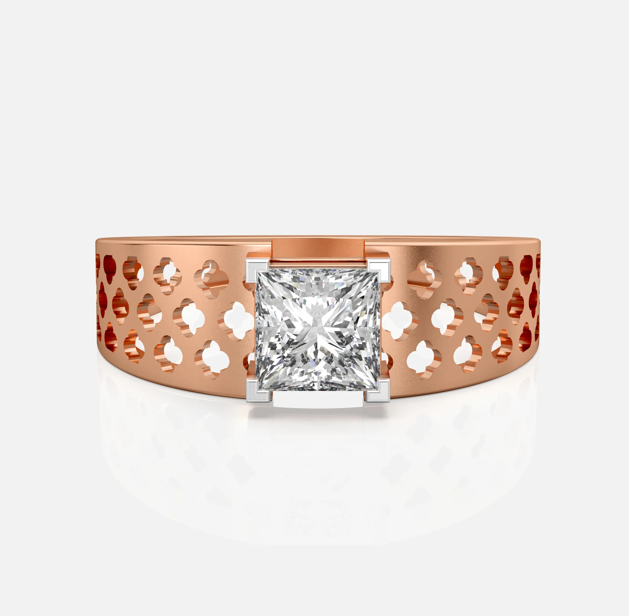 Regal Lattice Men’s Ring