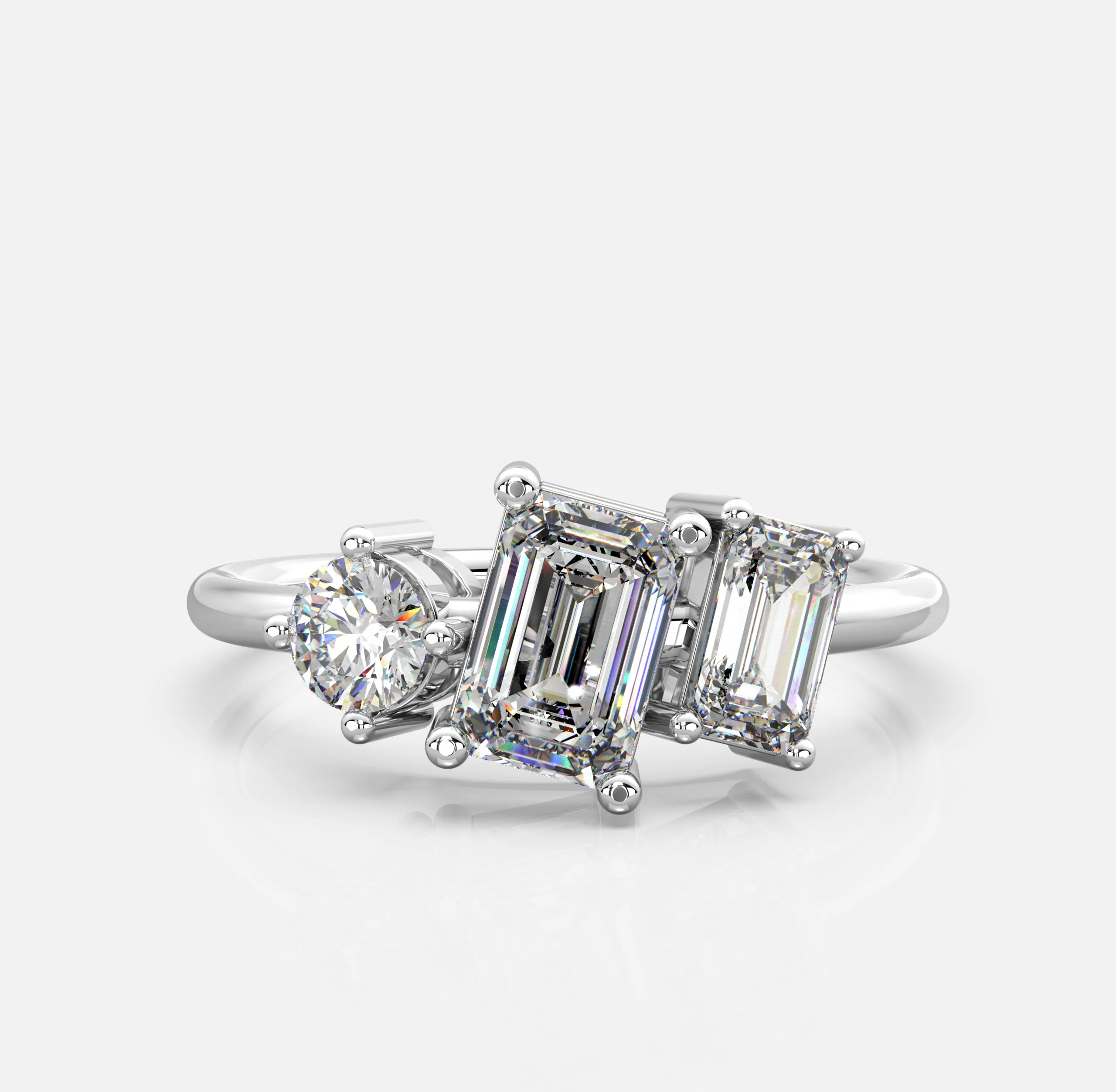 Trinity Glow Diamond Ring