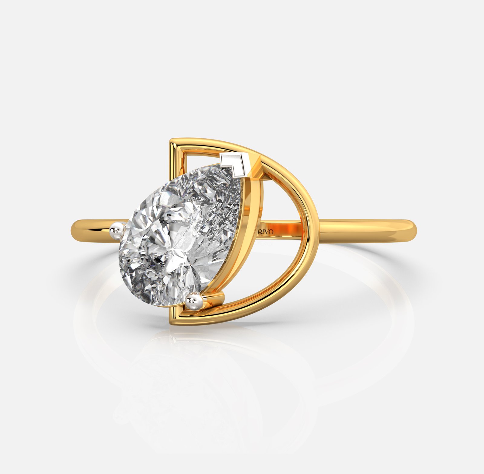 Luna Arc Diamond Ring