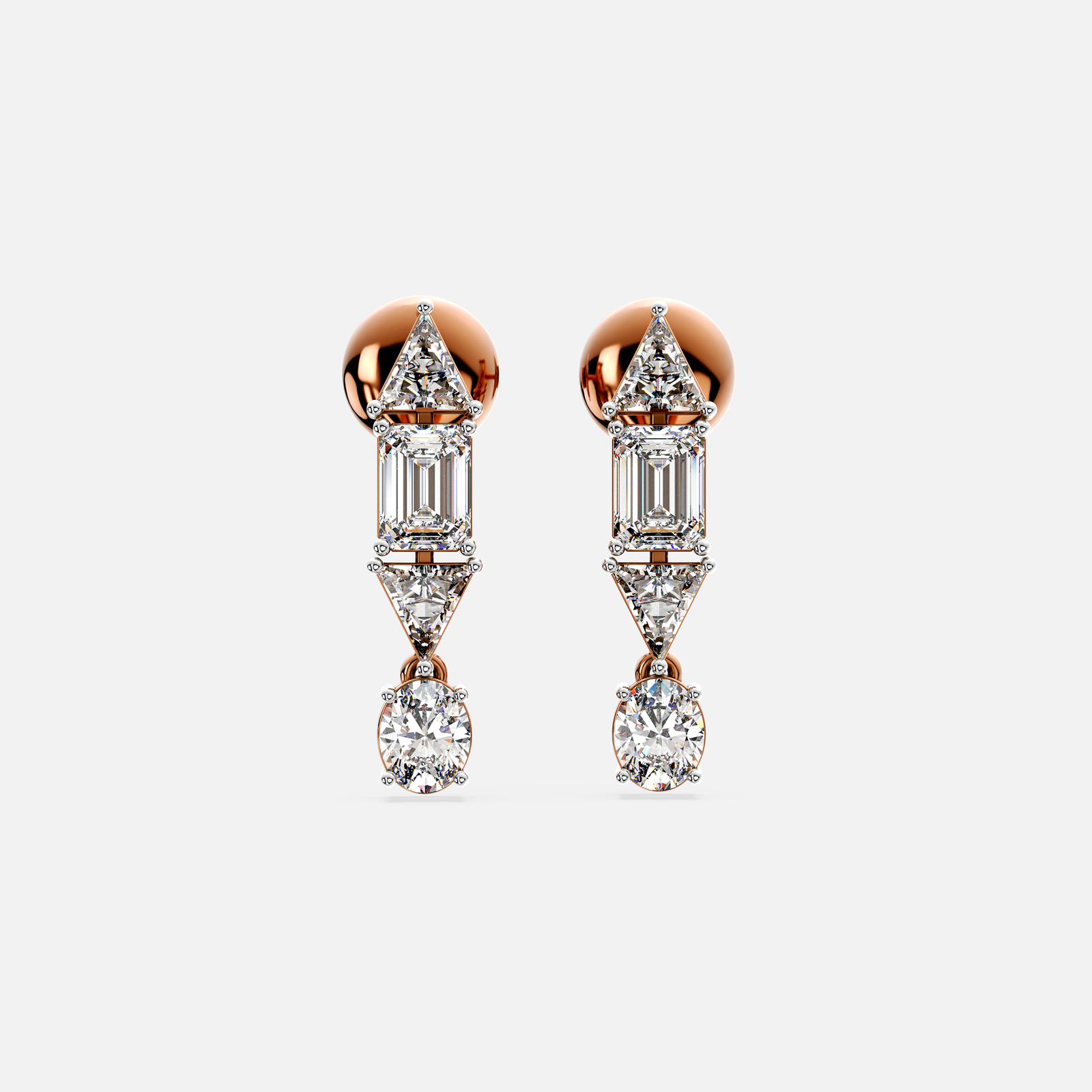 Regal Geometric Earrings