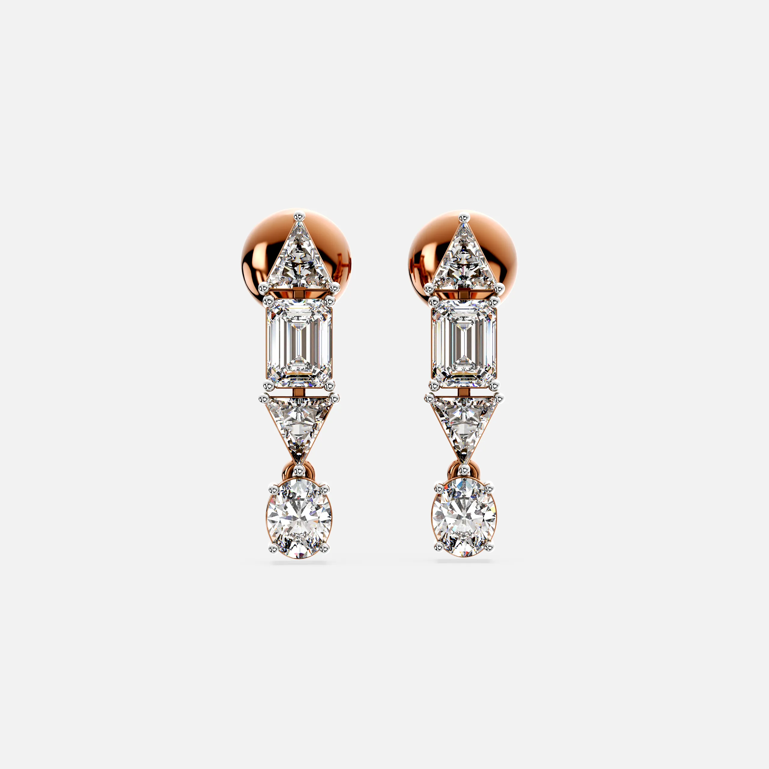 Regal Geometric Earrings