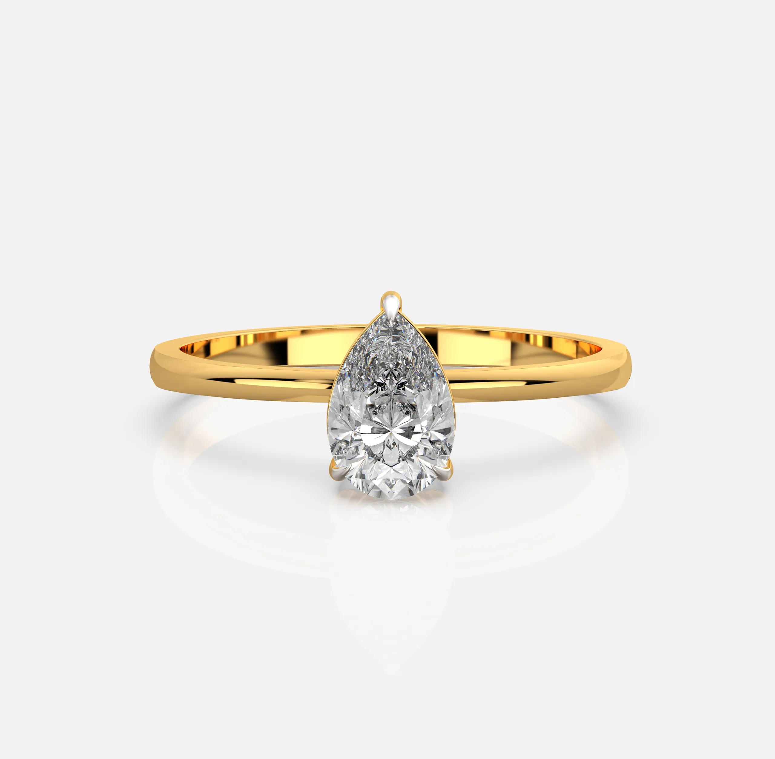 Dewdrop Diamond Promise Ring