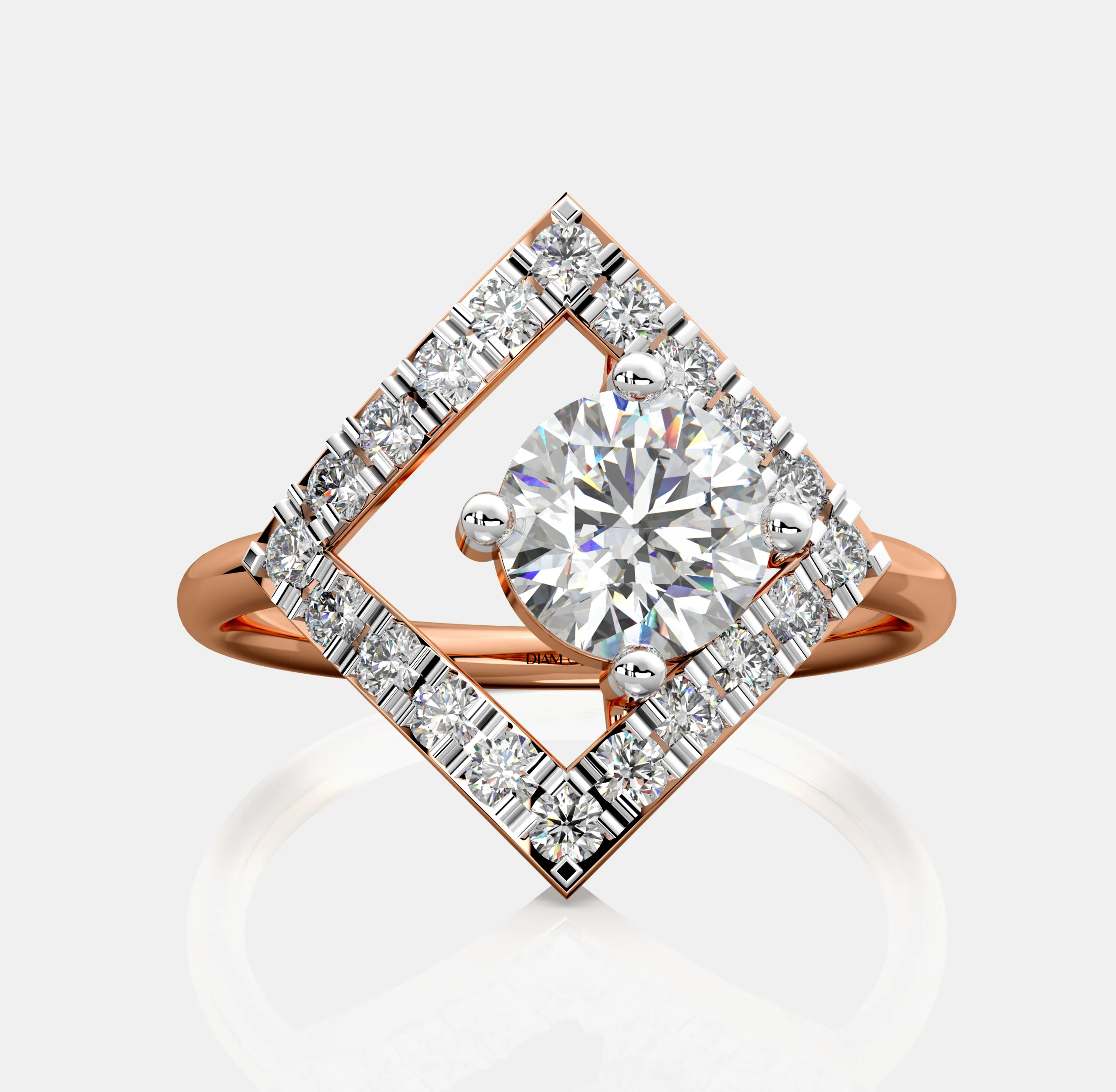Celeste Frame Diamond Ring