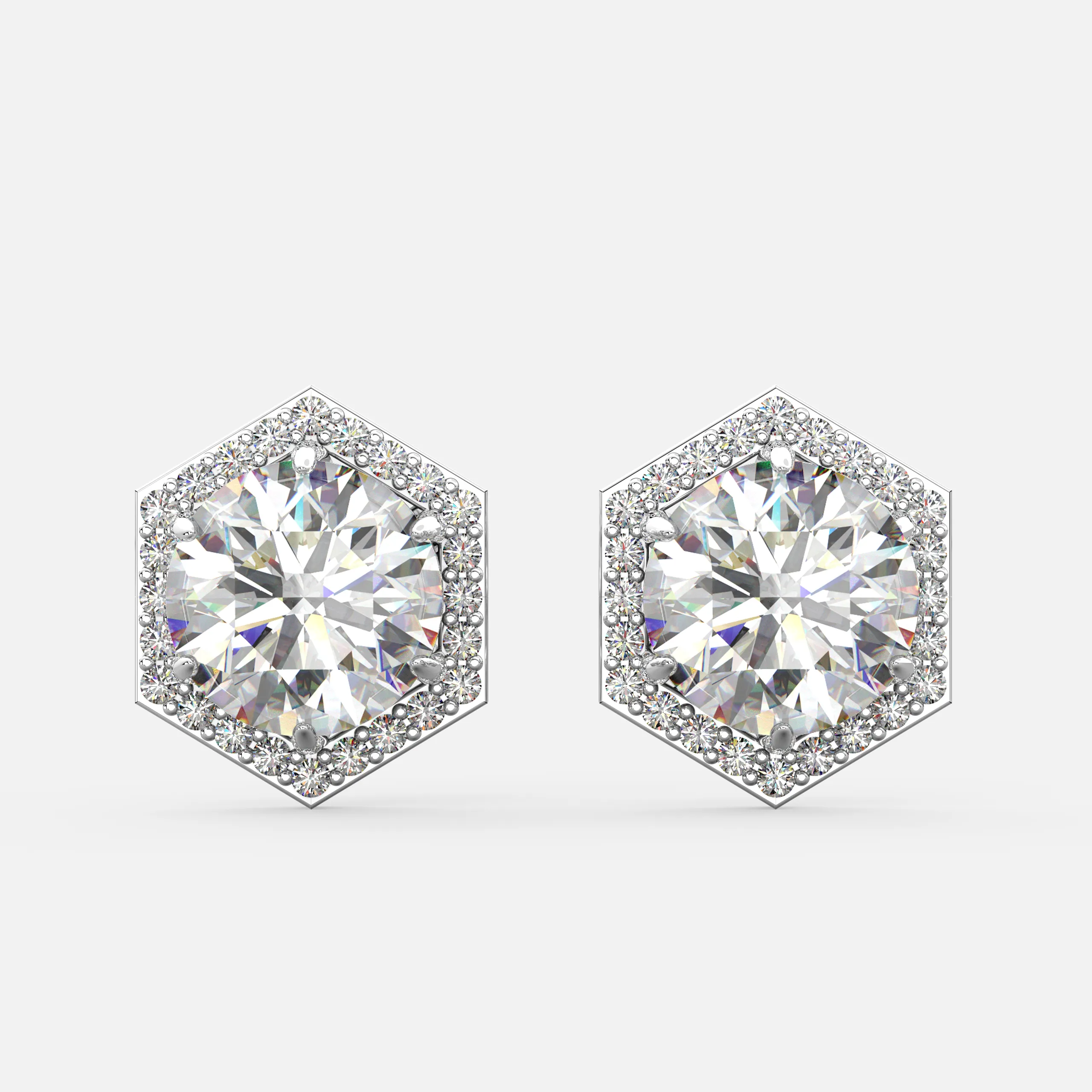 Luminous Hex Earrings
