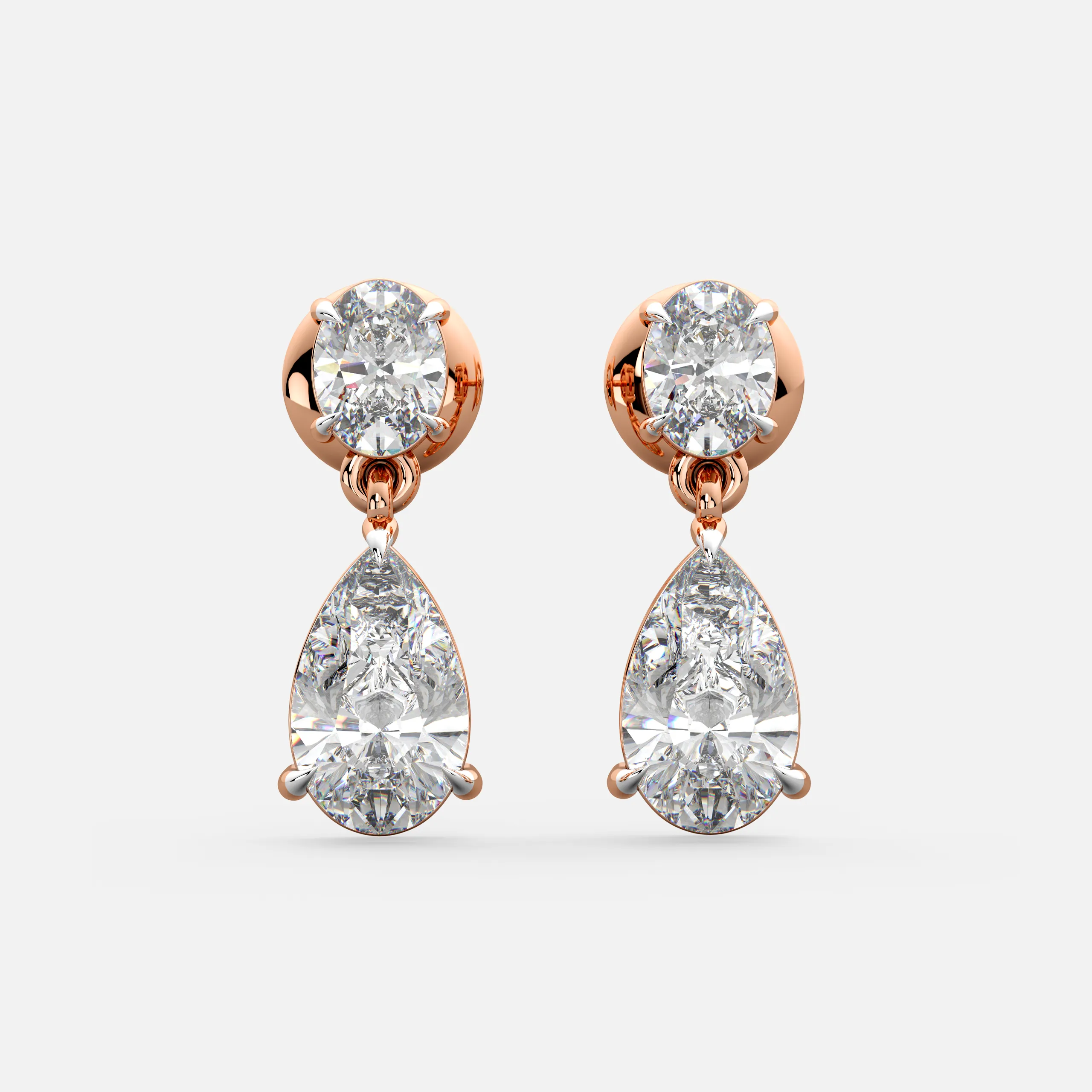 Classic Drop Diamond Earrings