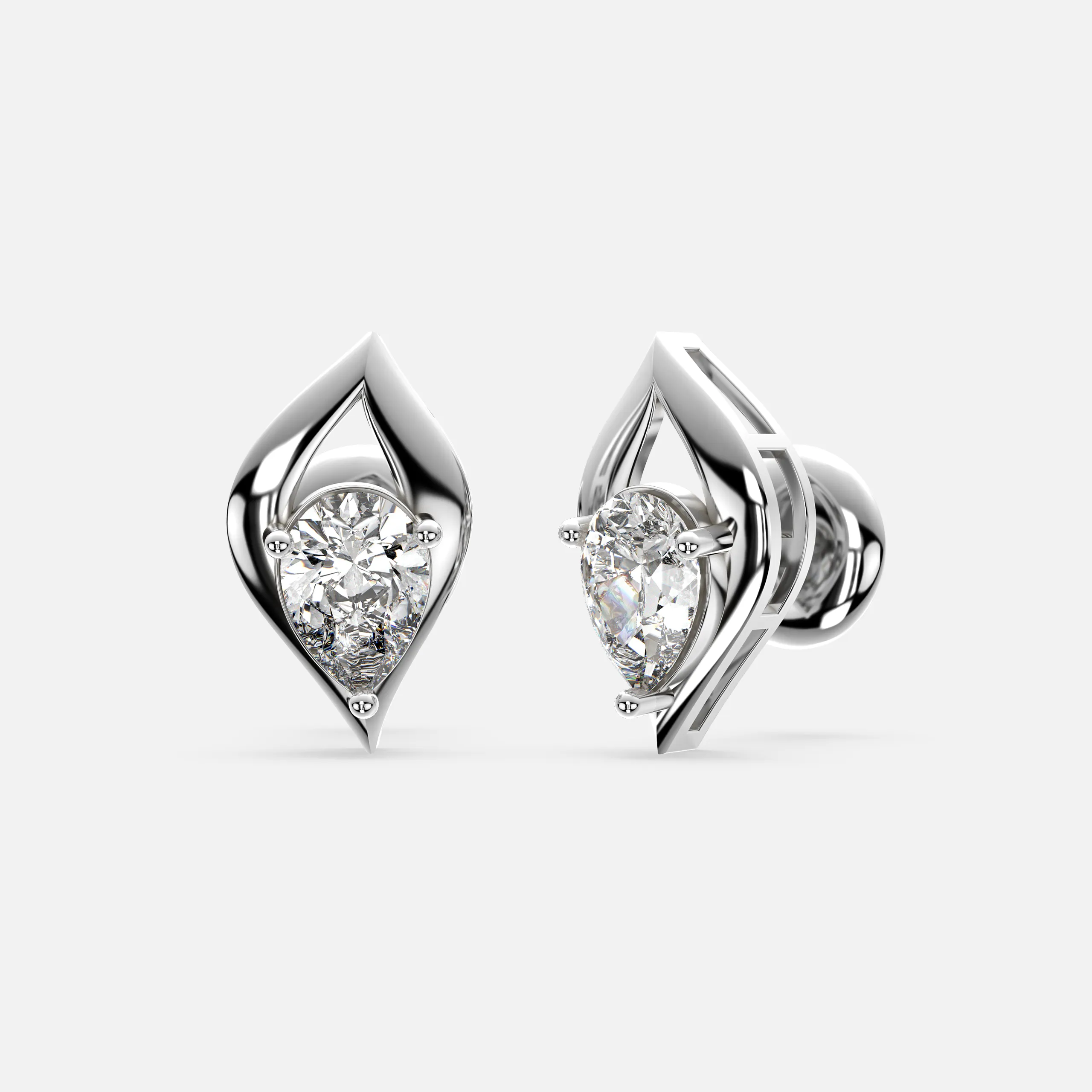 Leaf Luxe Diamond Earrings