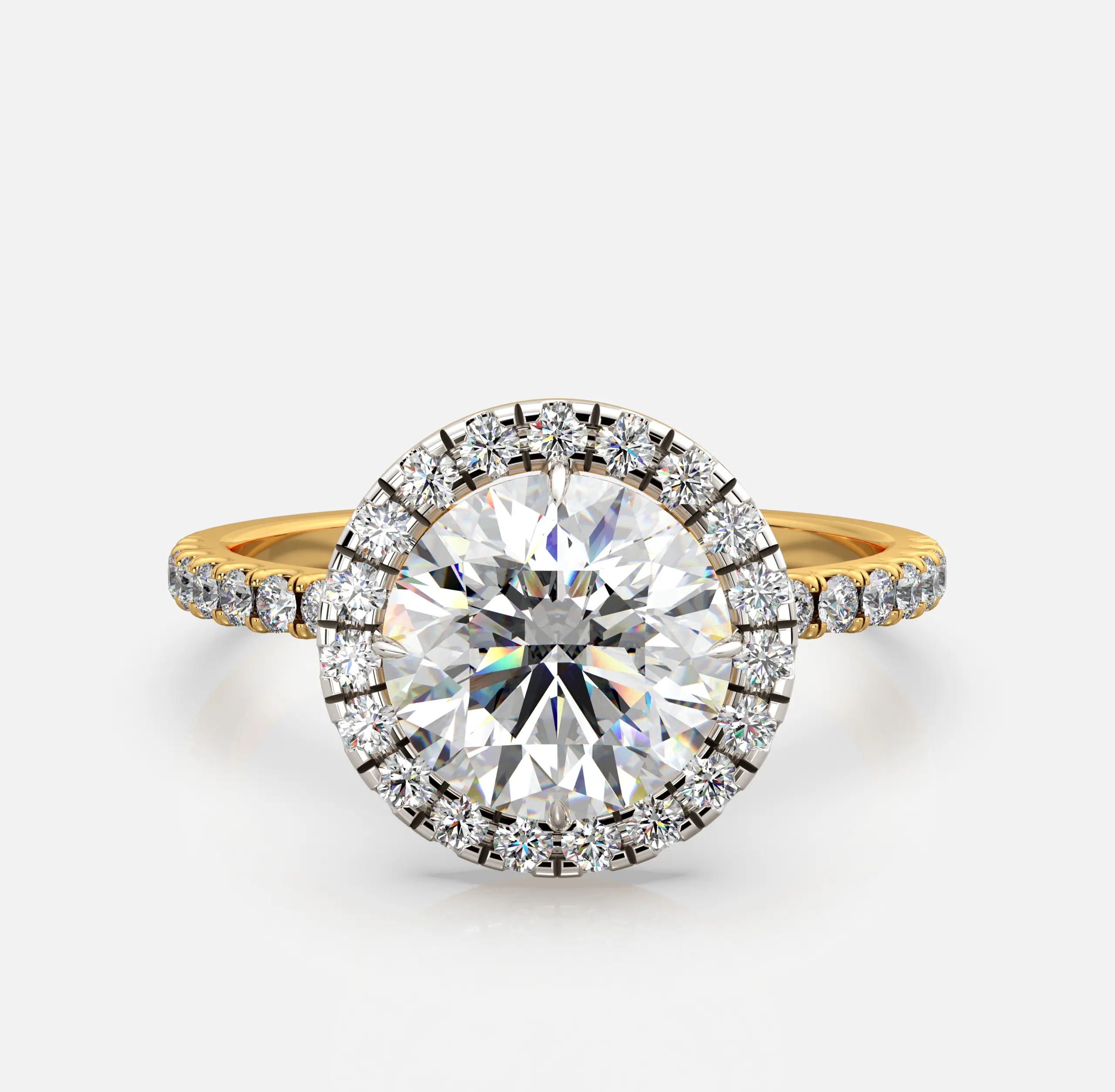 Halo Diamond Ring
