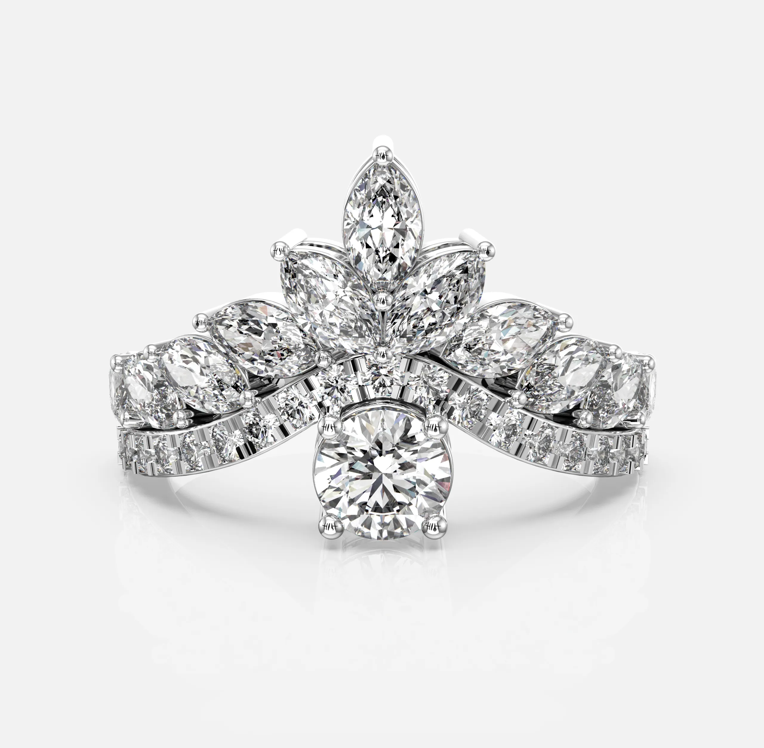Majestic Floral Ring