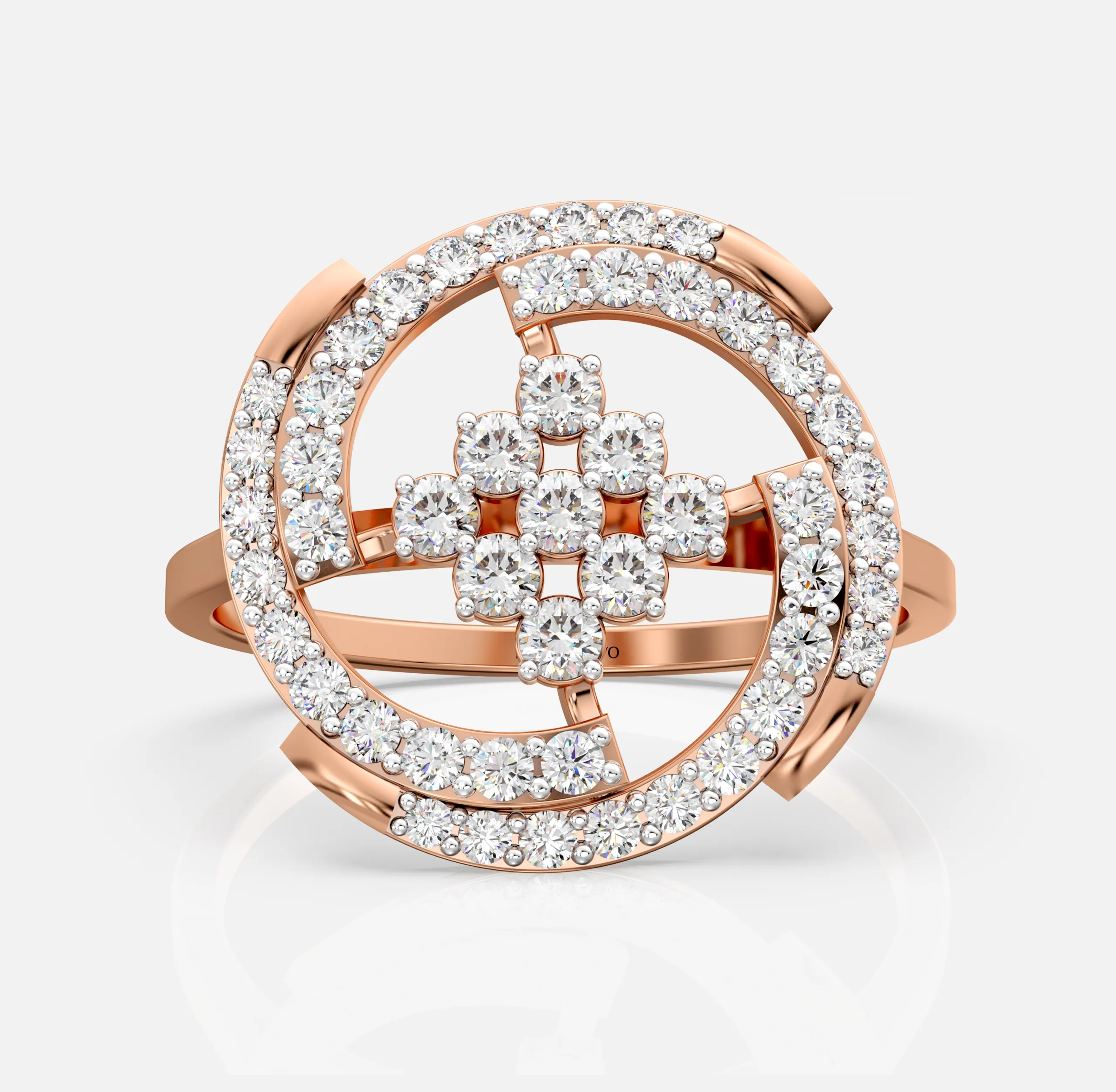 Celestial Circle Diamond Ring