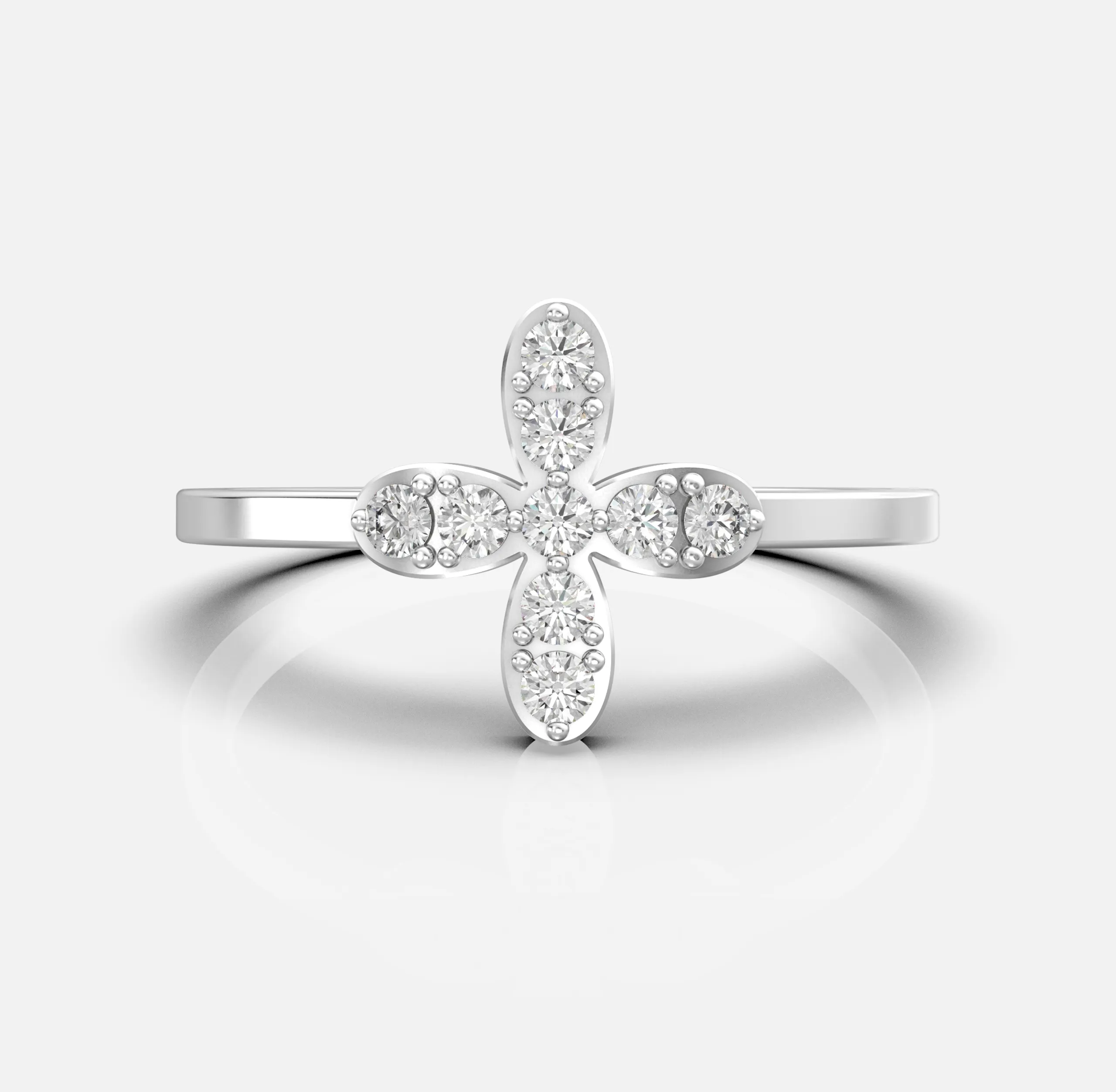 Floral Bloom Diamond Ring