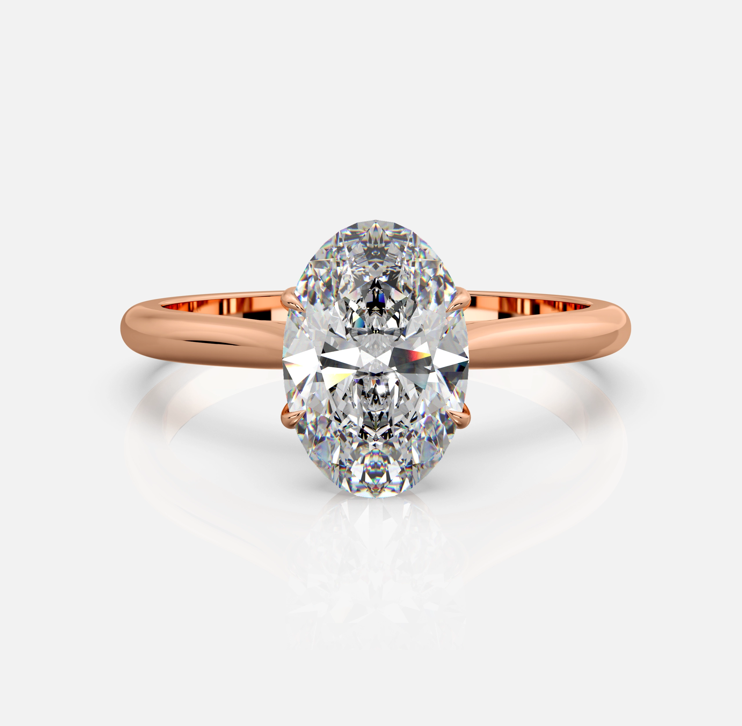 Radiance Oval Diamond Ring