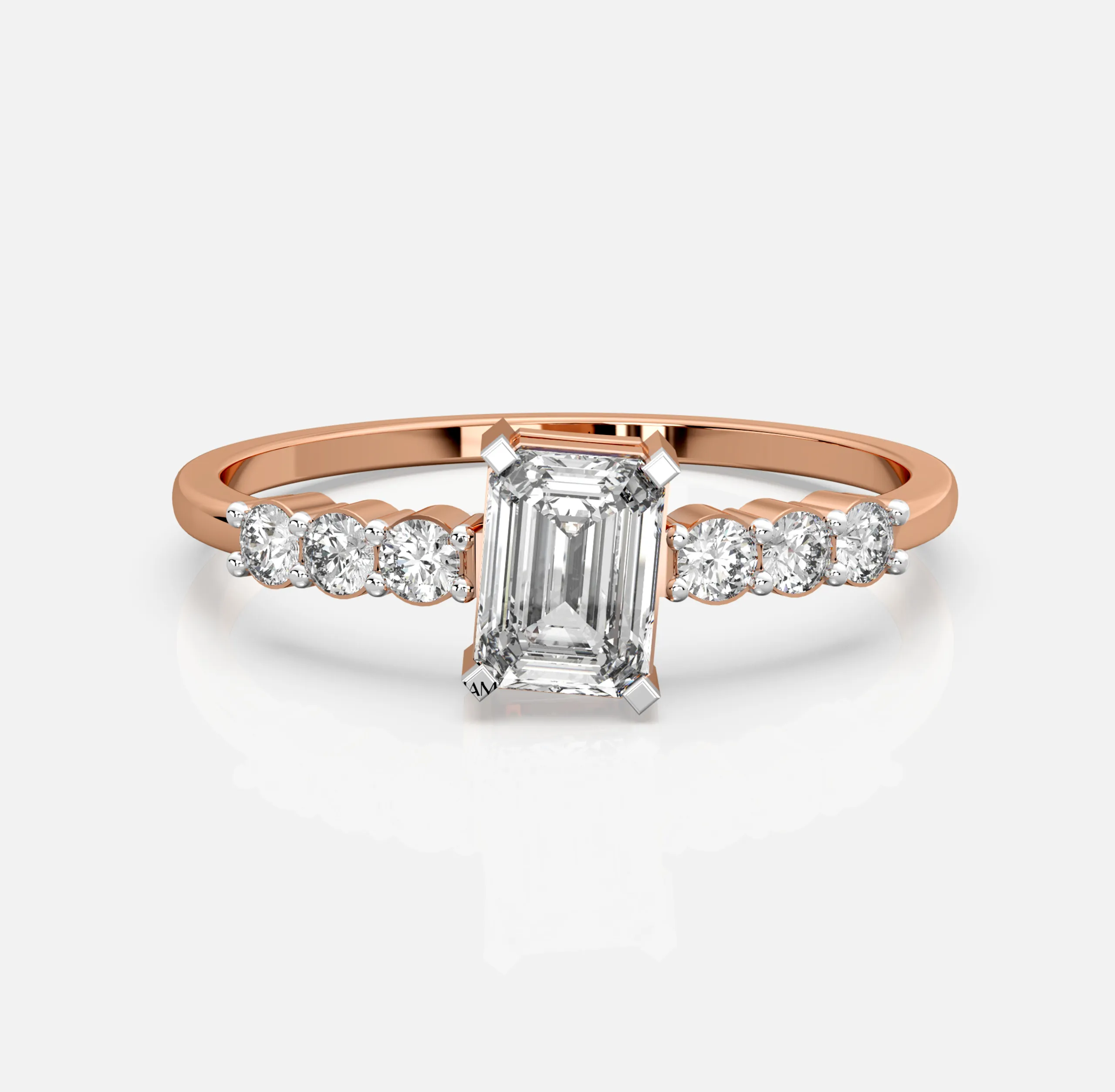 Eterna Emerald Diamond Ring