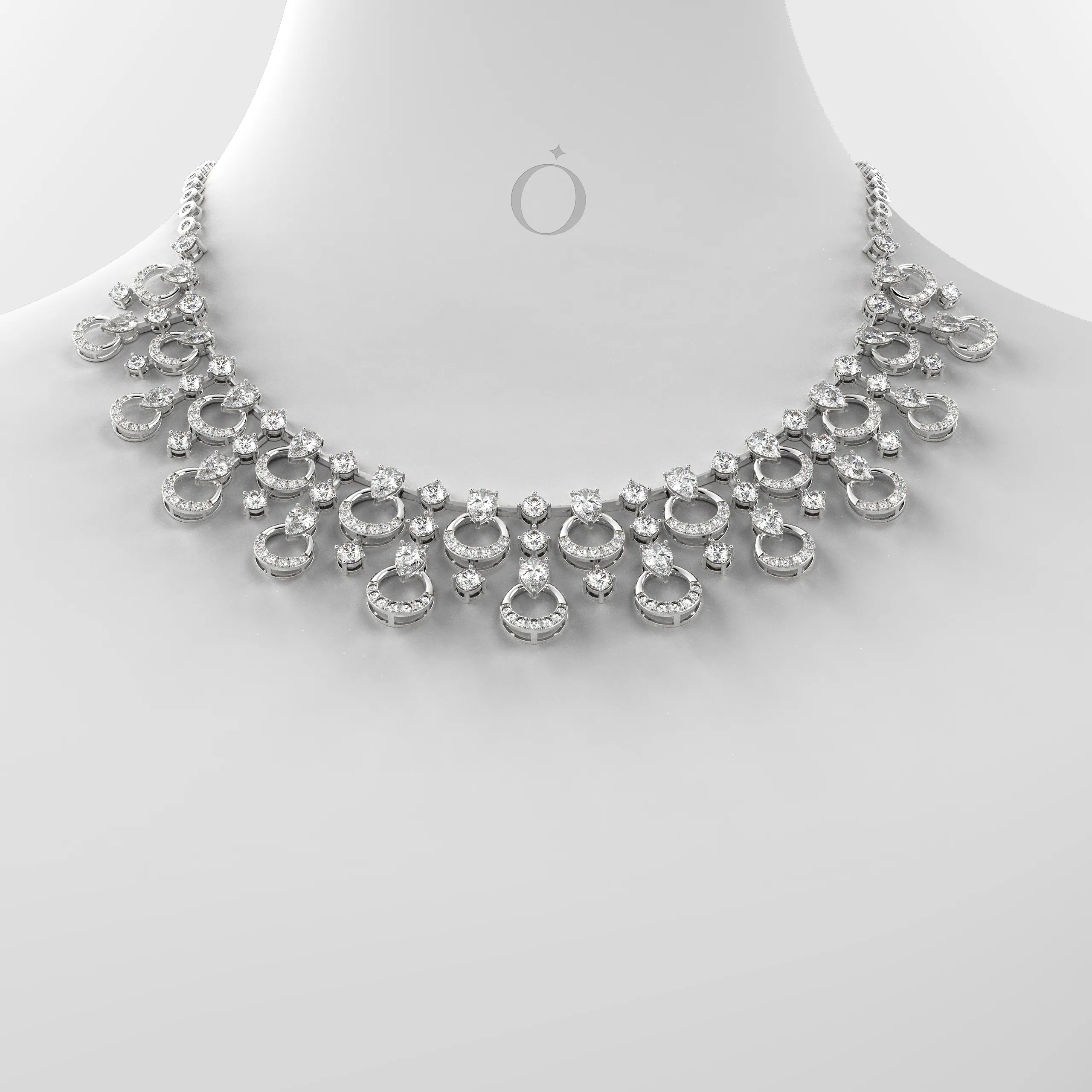 Cascading Diamond Necklace
