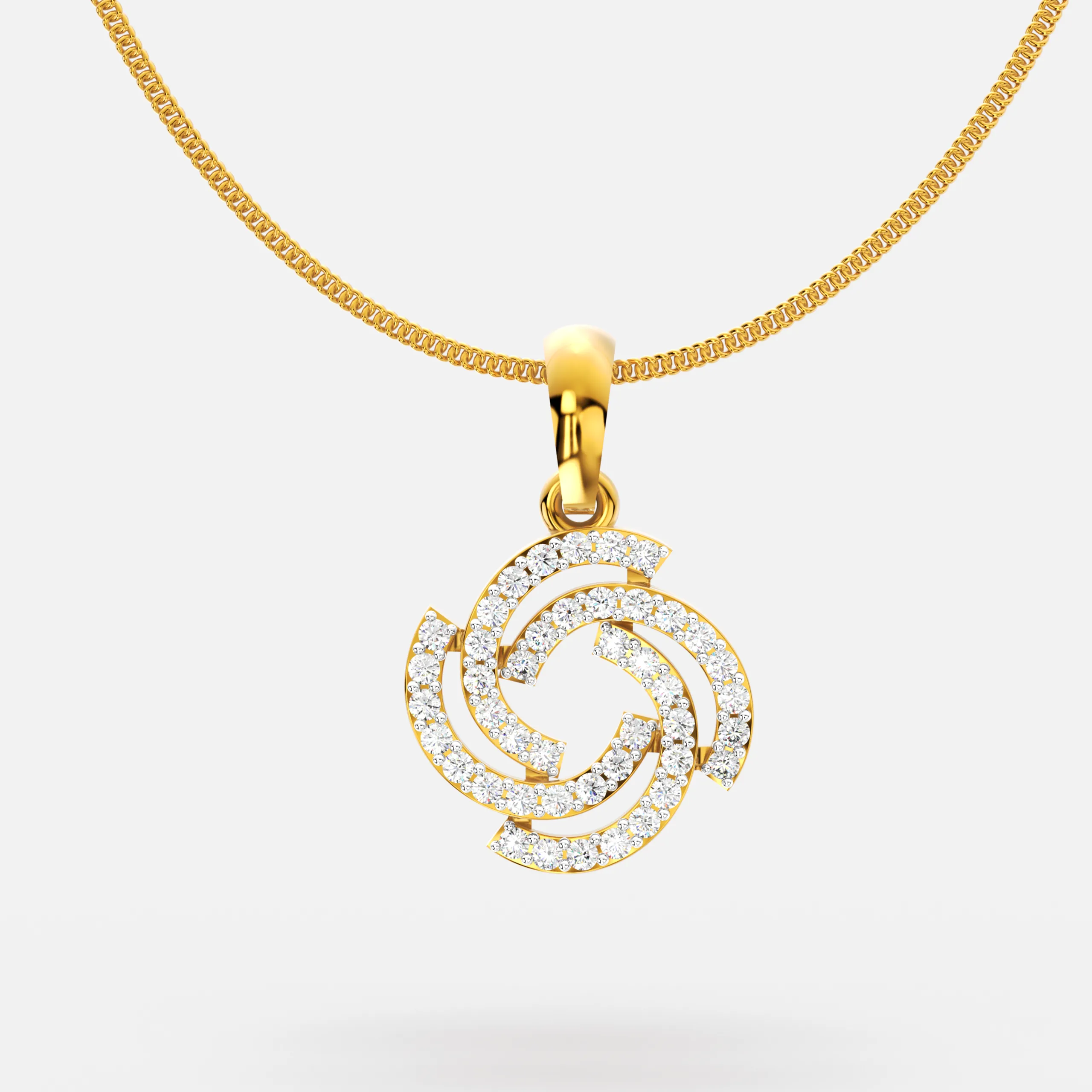 Radiant Swirl Pendant