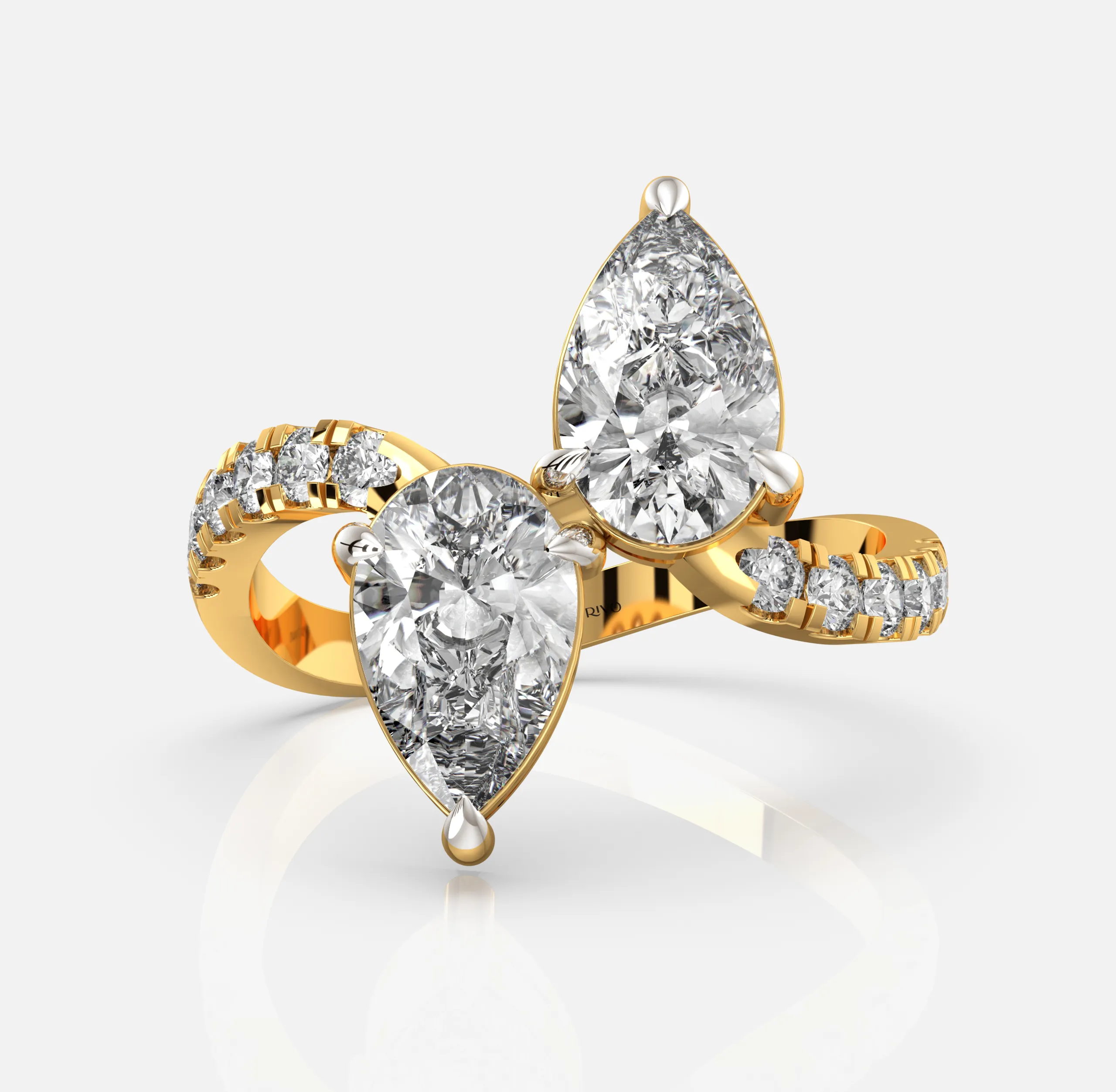 Twin Radiance Diamond Ring