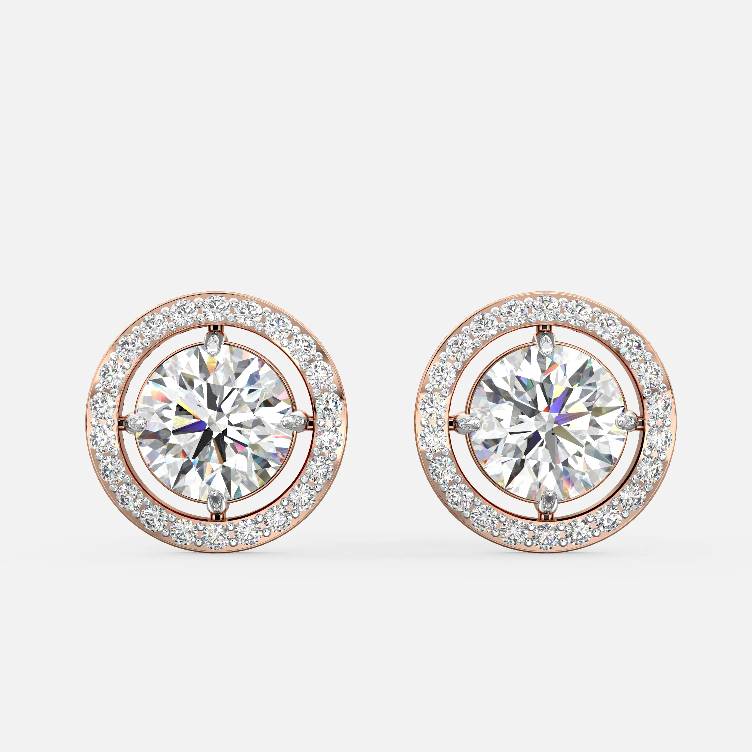 Classic Round Diamond Studs
