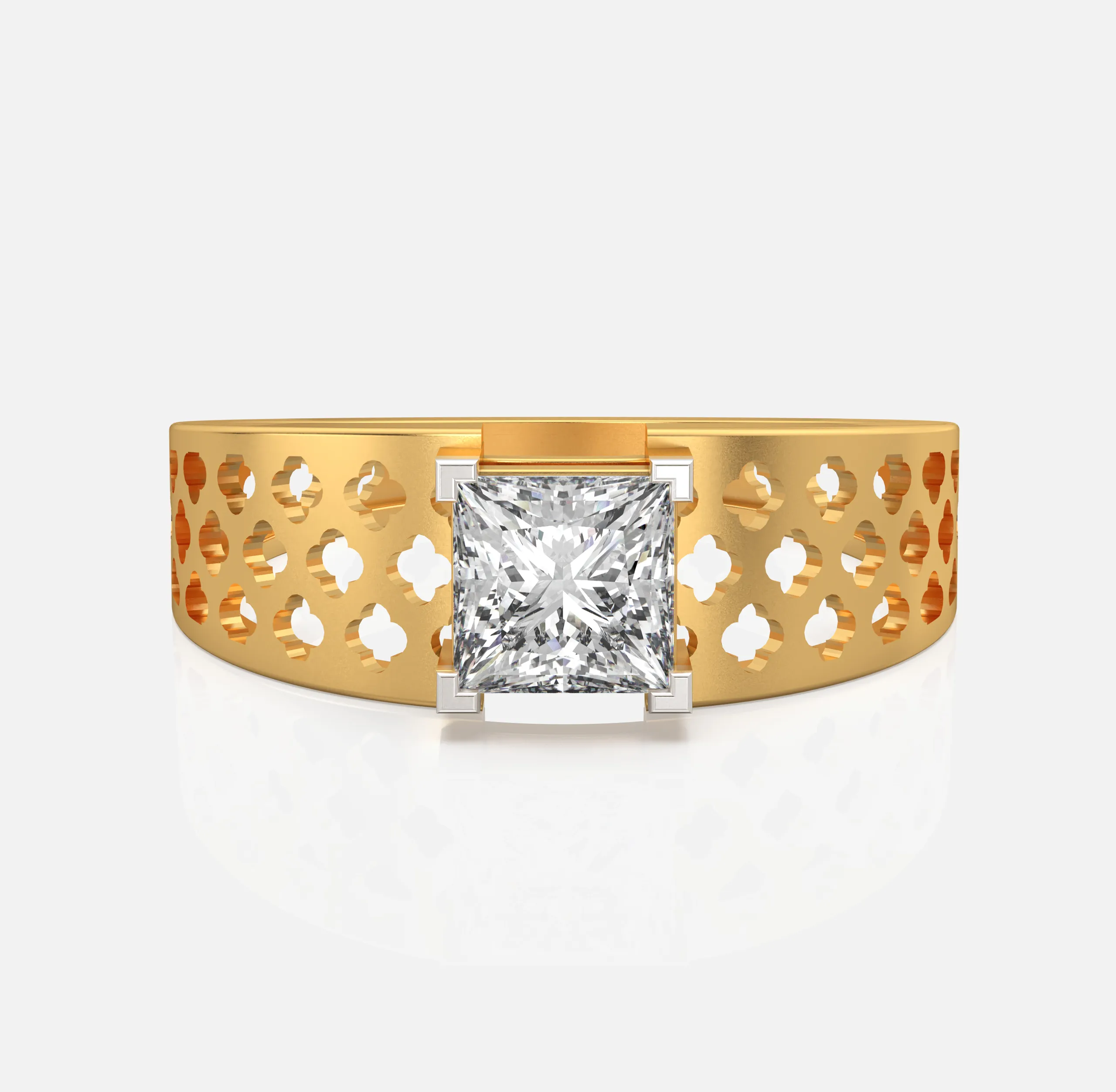 Regal Lattice Men’s Ring