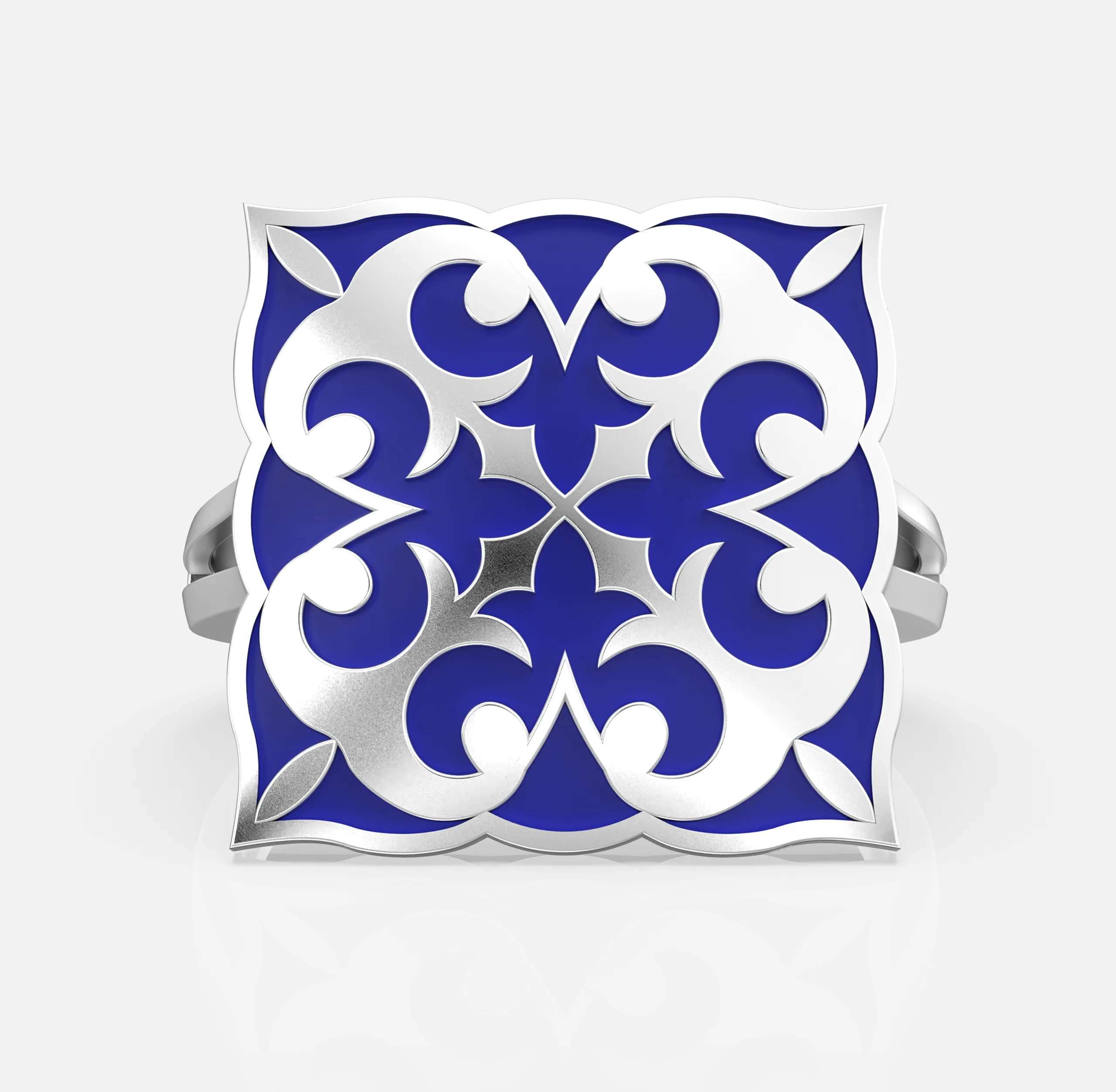 Orvella Regal Motif Ring