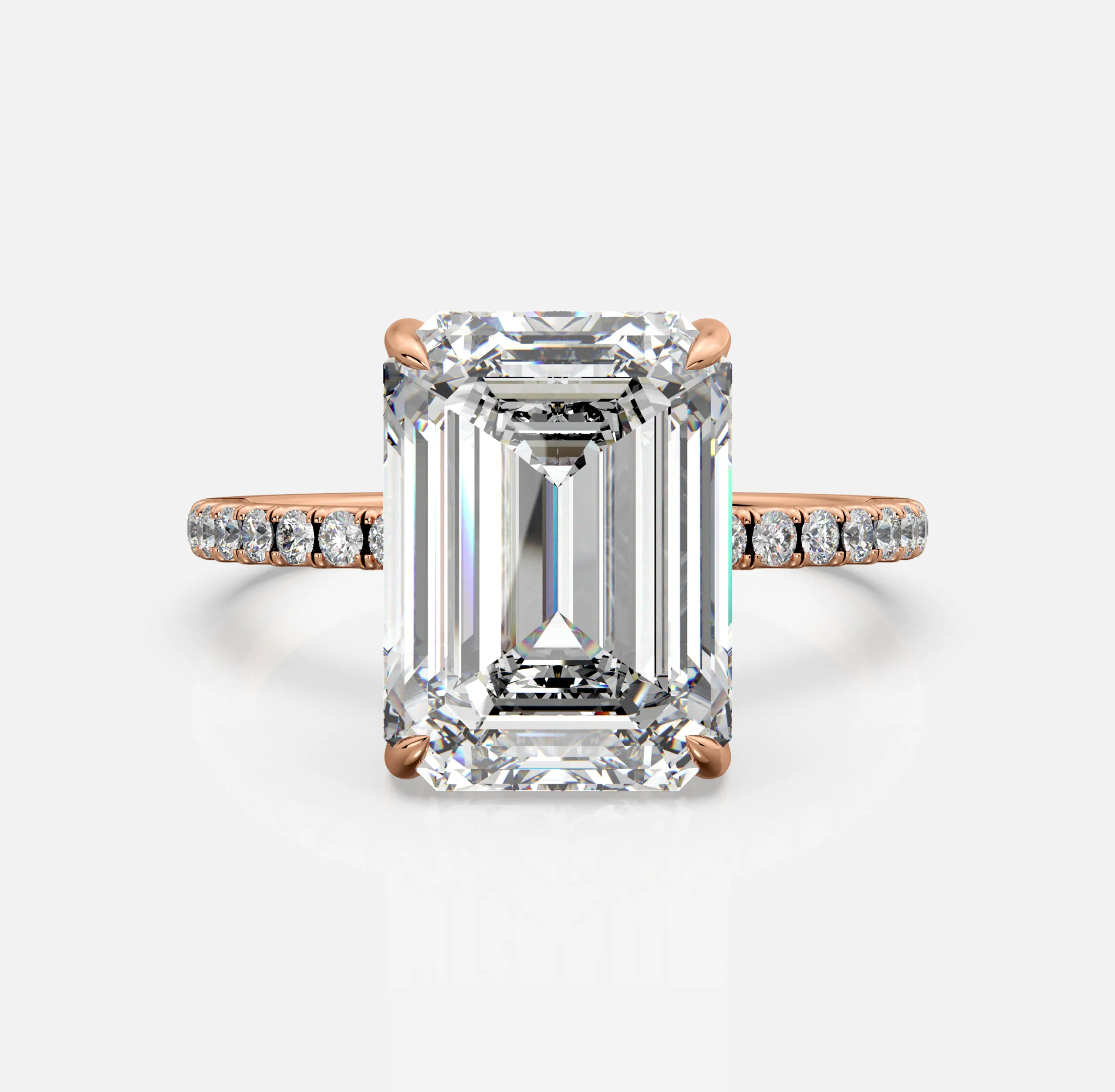 Scarlet Solitaire Ring