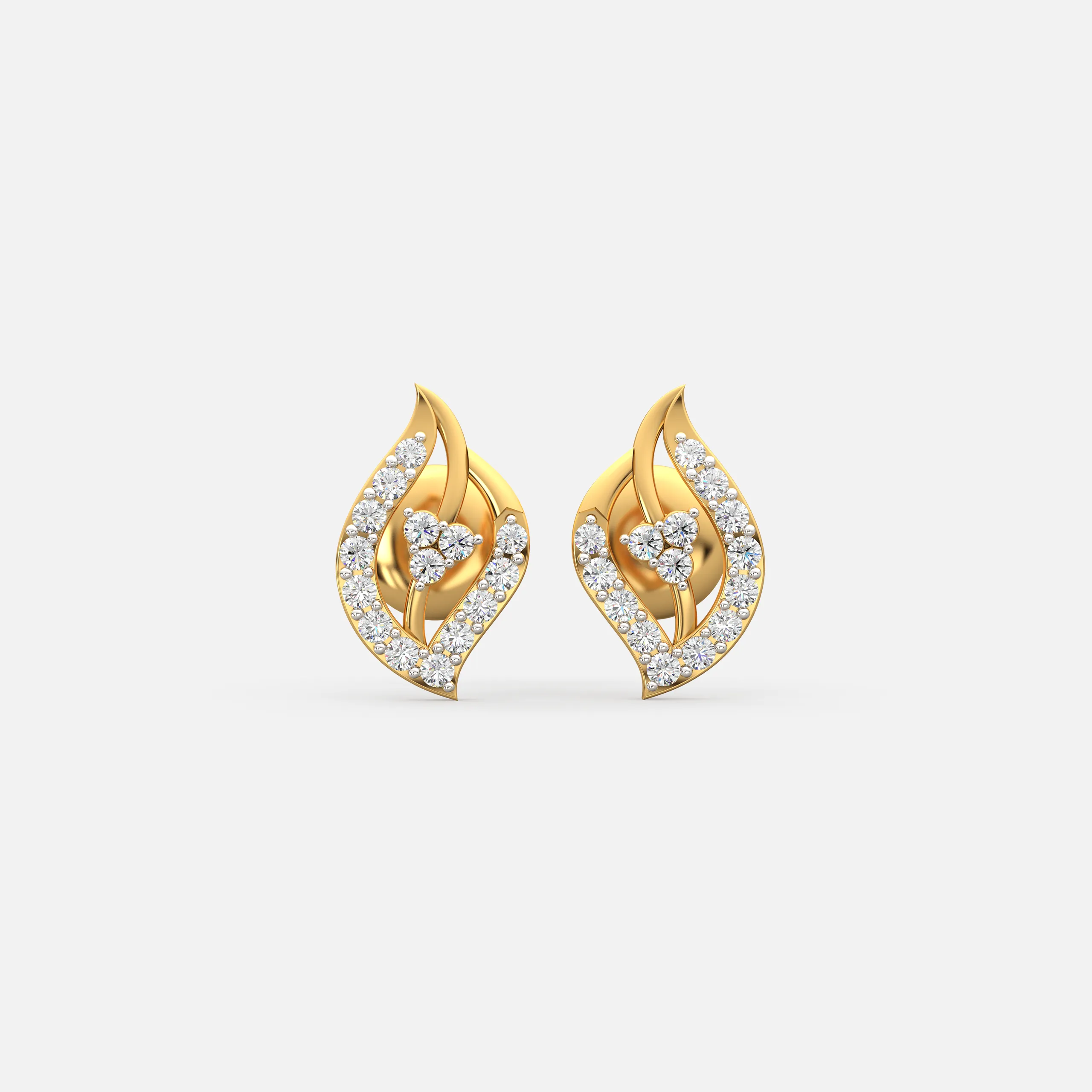 Petal Flow Diamond Studs