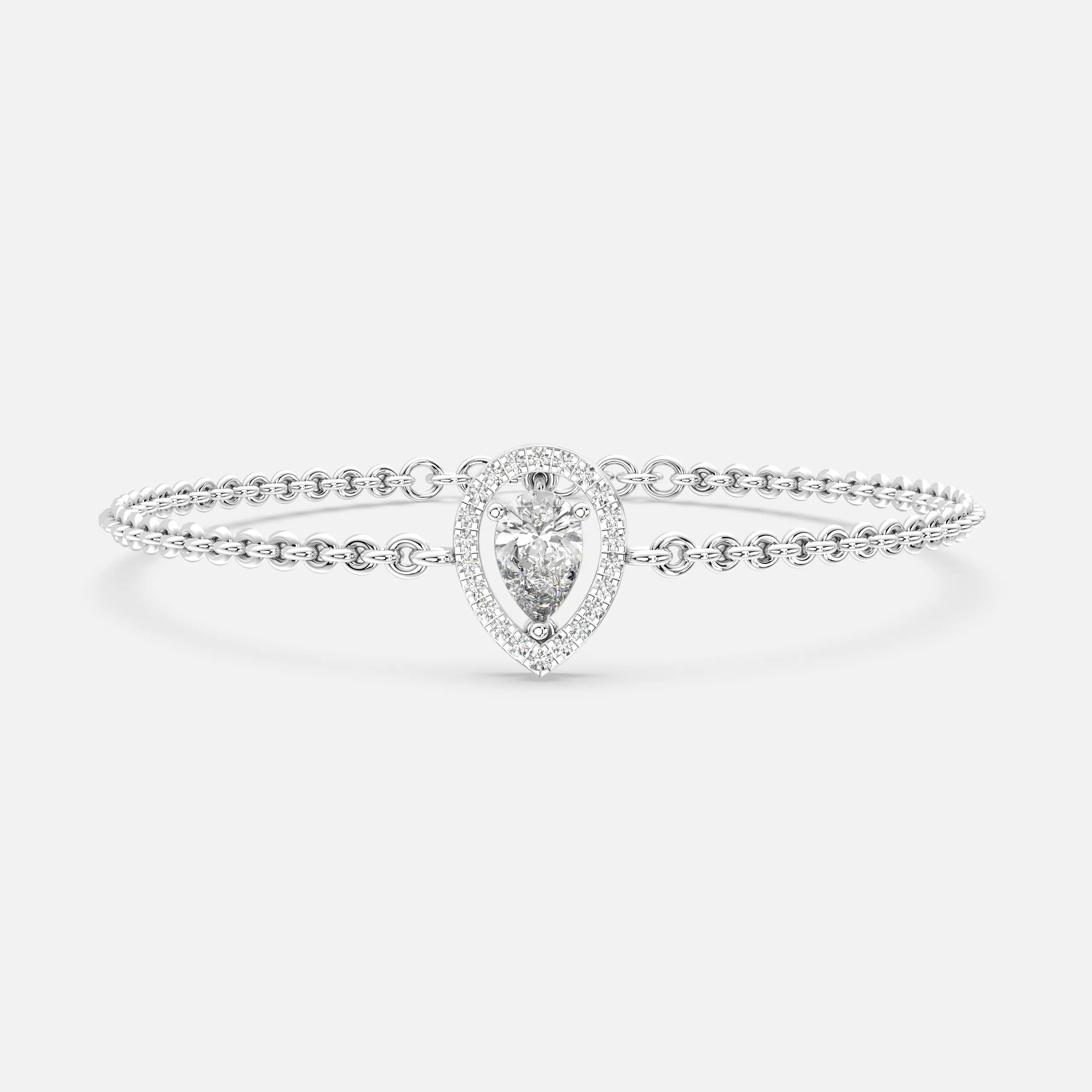 Regal Emerald-Cut Diamond Bracelet