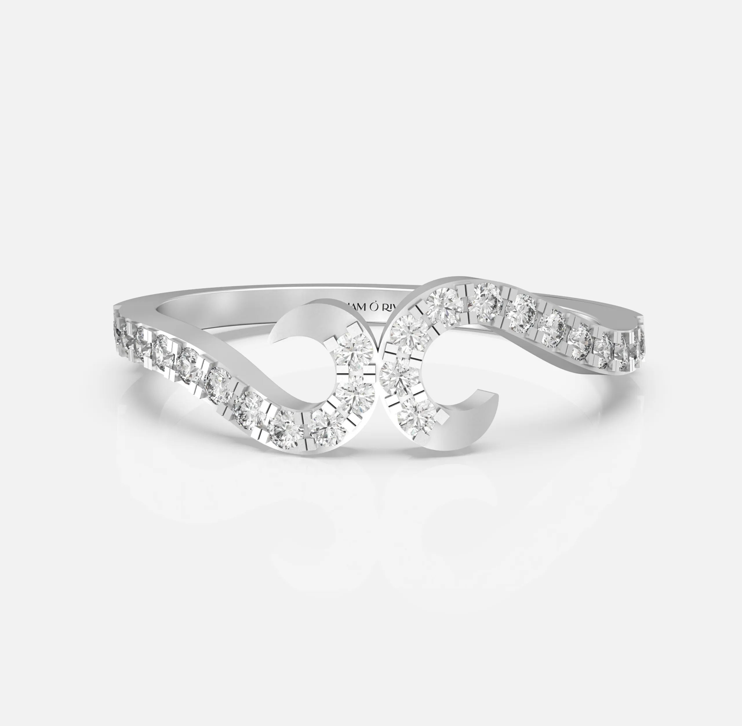 Infinity Flow Diamond Ring